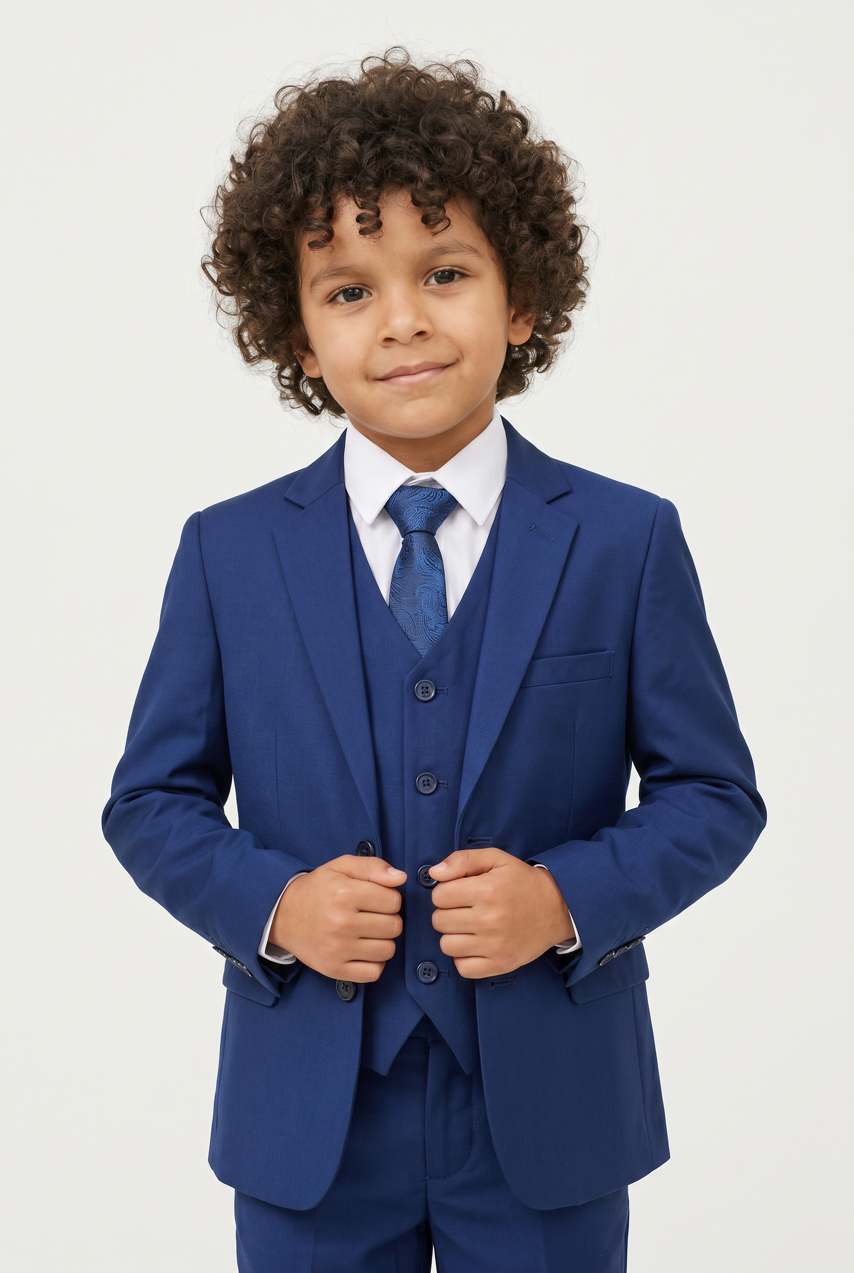 Jungen Maßgeschneiderter Formalanzug - Parliament Blau
