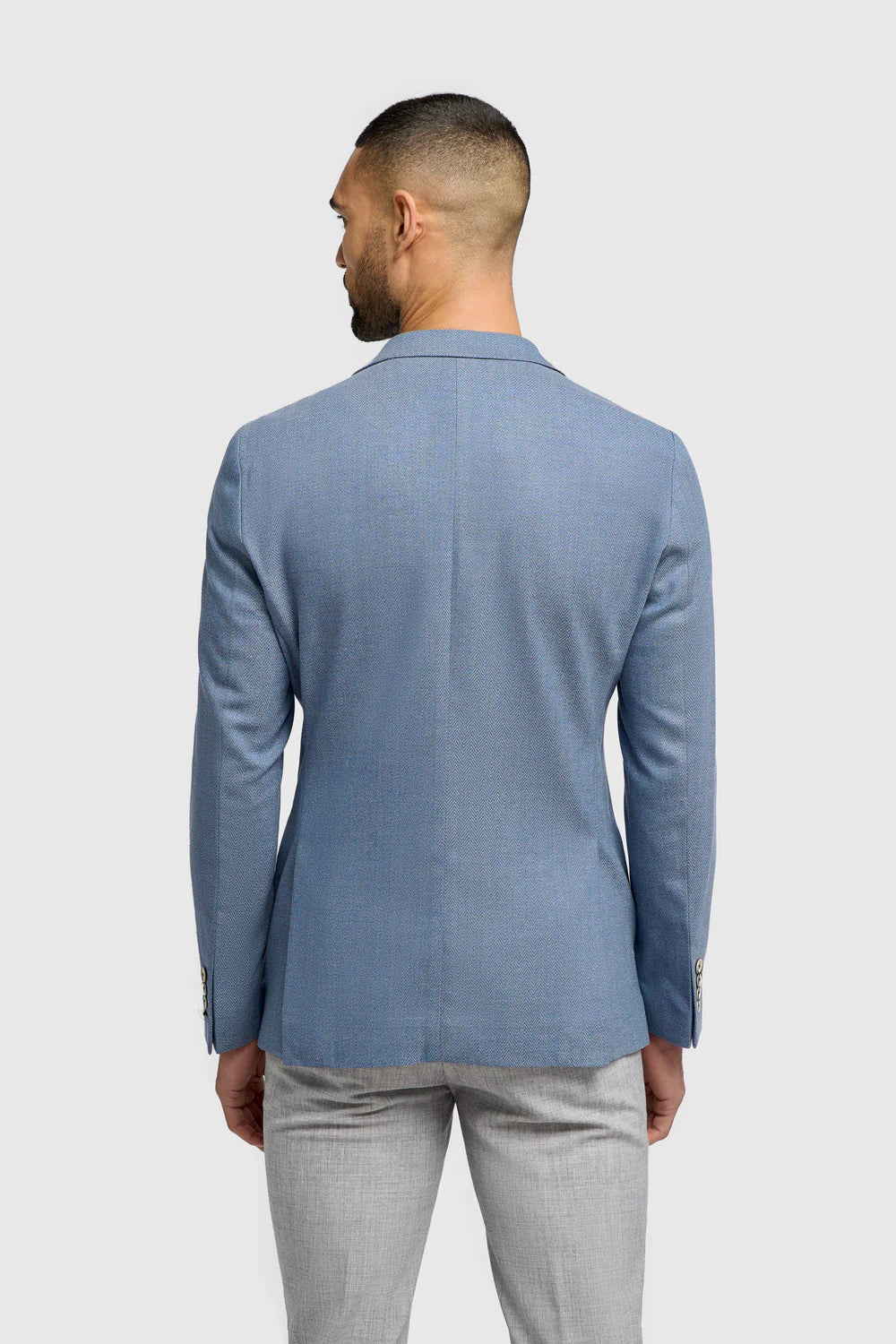 Blazer a cuadros Puppytooth a juego para padre e hijo - Azul cielo