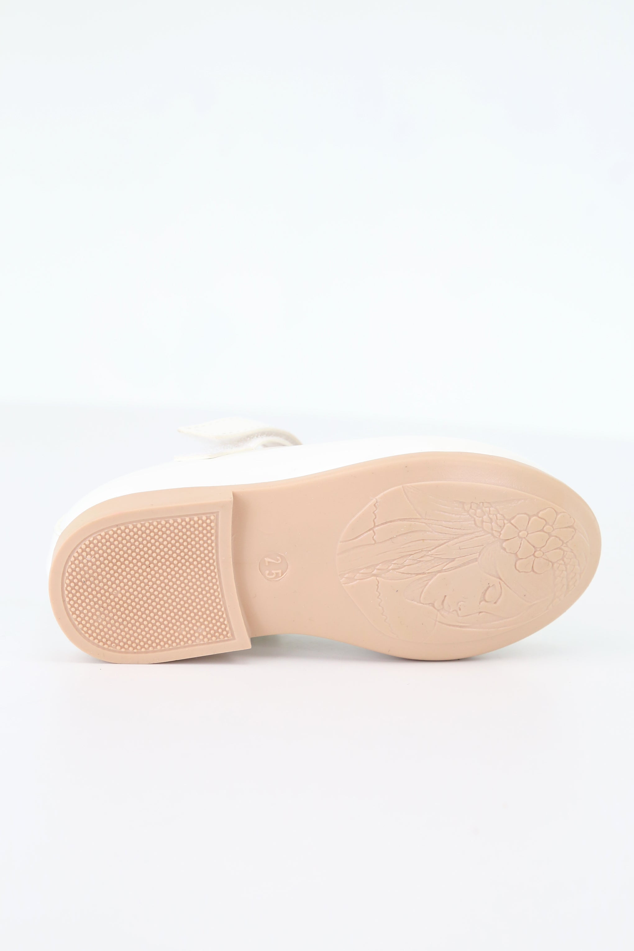 Chaussures Mary Jane Plates Vernies en Ivoire pour Filles - Blanc Cassé - LAYLA - Blanc Cassé