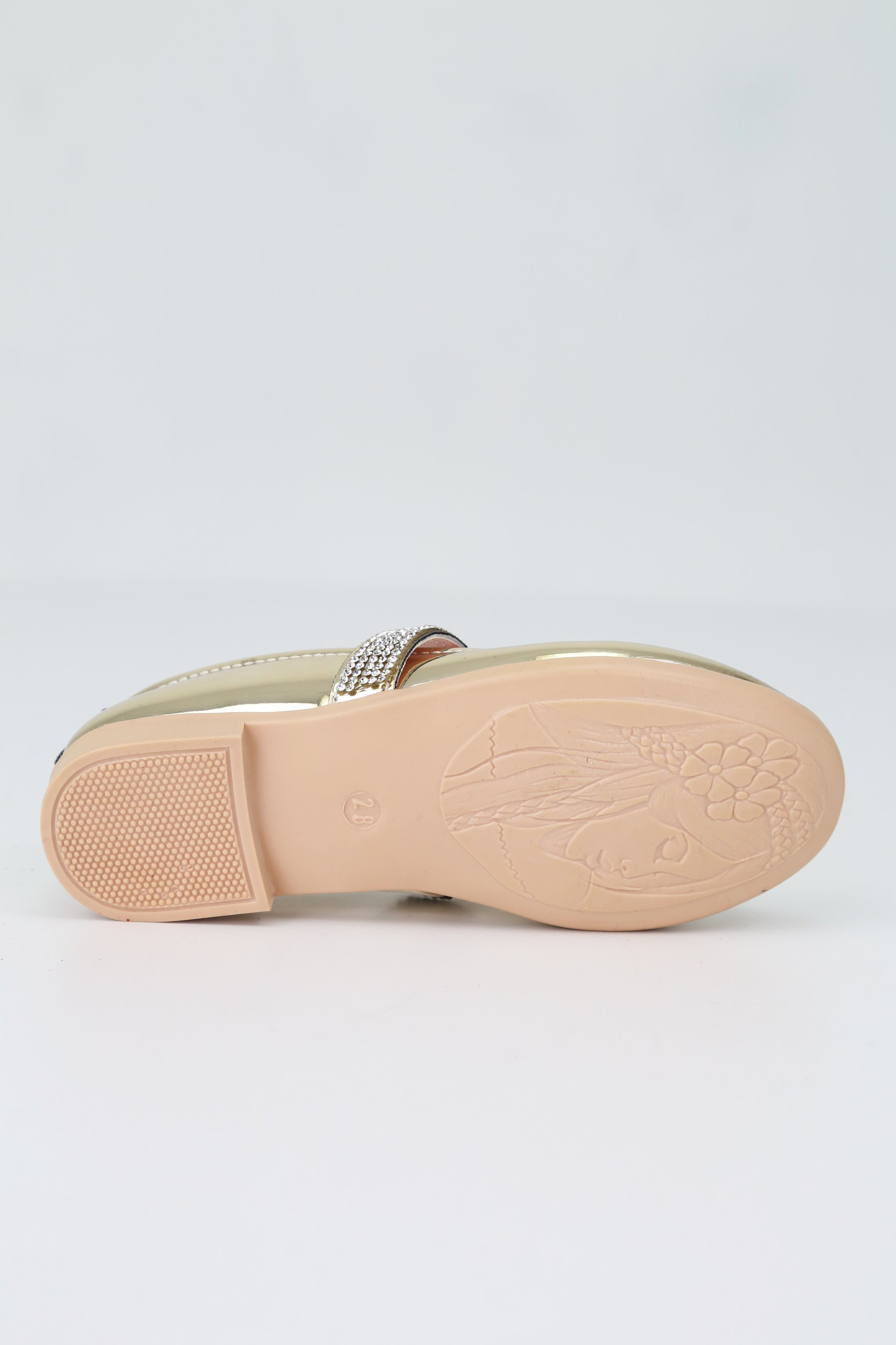 Mädchen Strass Lack Mary Jane Schuhe - ARWEN - Gold