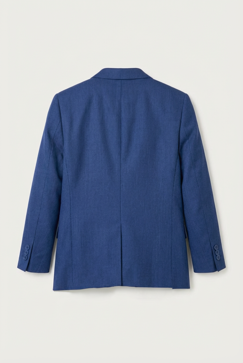 4-teiliger Slim Fit Twillanzug für Jungen - Mitternachtsblau