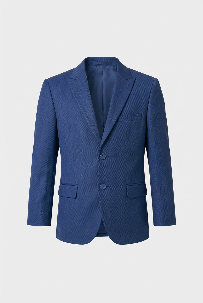 4-teiliger Slim Fit Twillanzug für Jungen - Mitternachtsblau