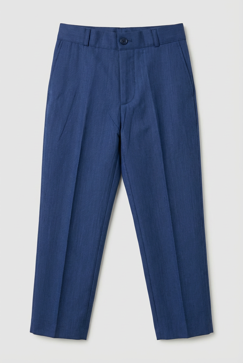 4-teiliger Slim Fit Twillanzug für Jungen - Mitternachtsblau