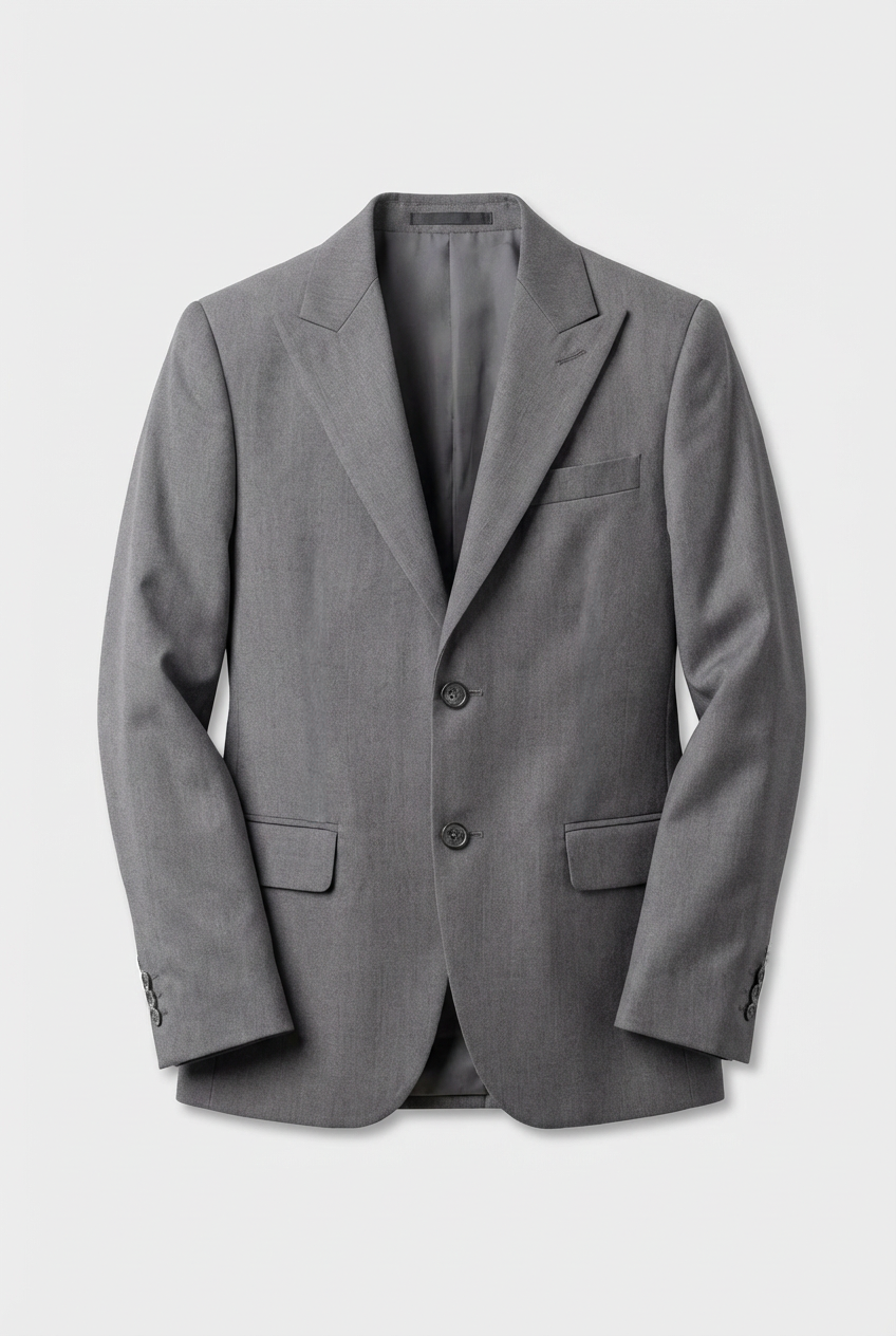 7-teiliger Slim Fit Twillanzug für Jungen - GRAU