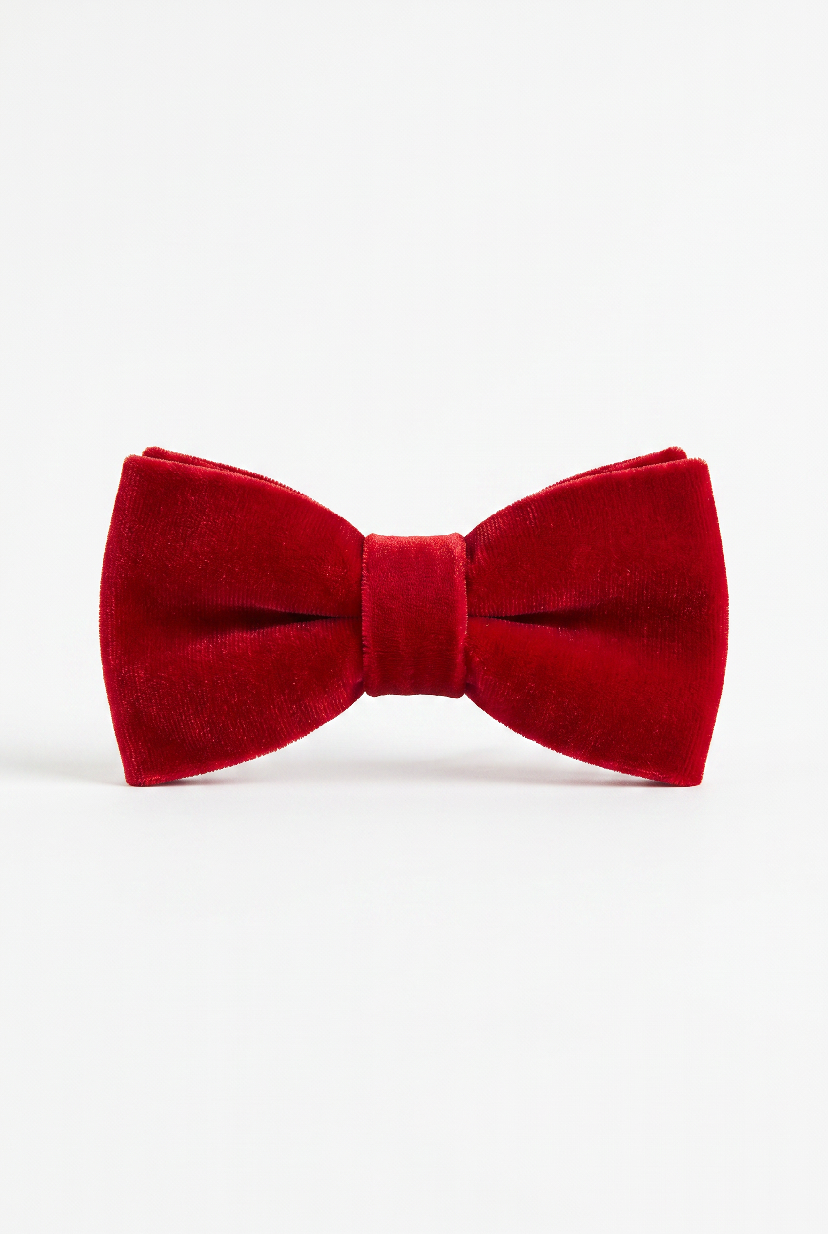 Kids Bow Tie – Adjustable Pre-Tied Bow Tie for Boys - Velvet Red