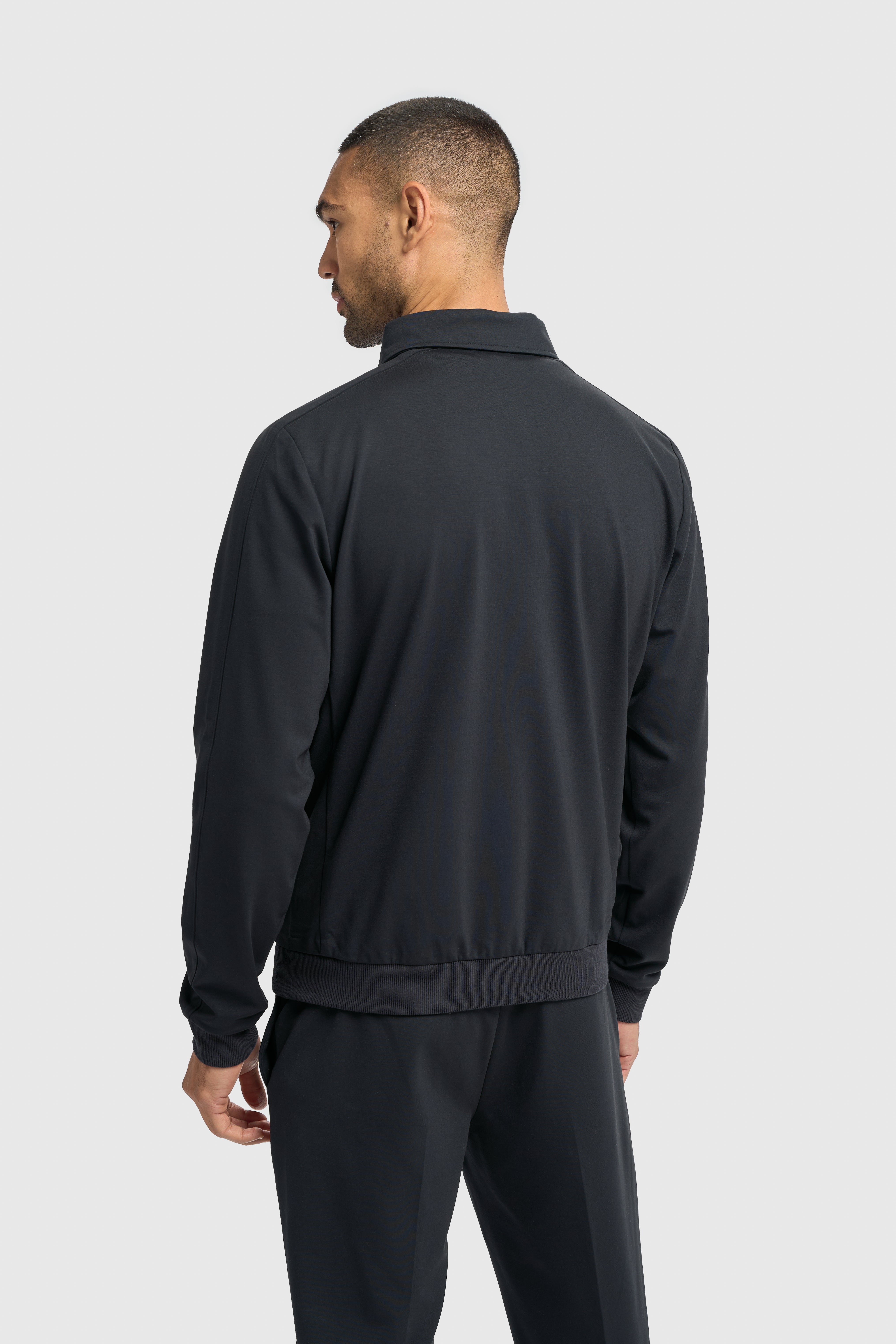 Men’s 2-Piece Casual Zip Up Tracksuit - Coney - Navy Back Picture