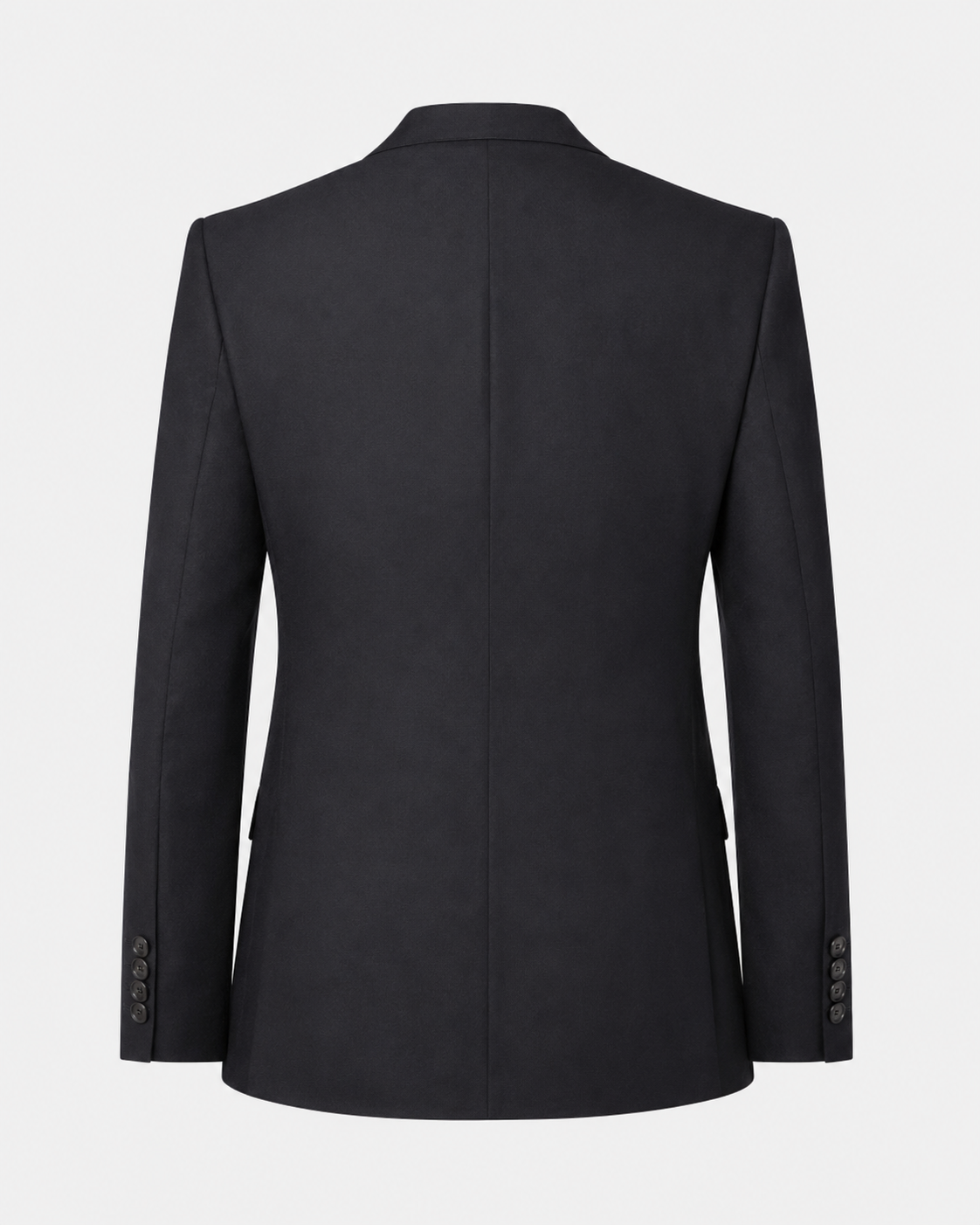 Men’s 2 Piece Double Breasted Formal Suit - CARSON BLACK