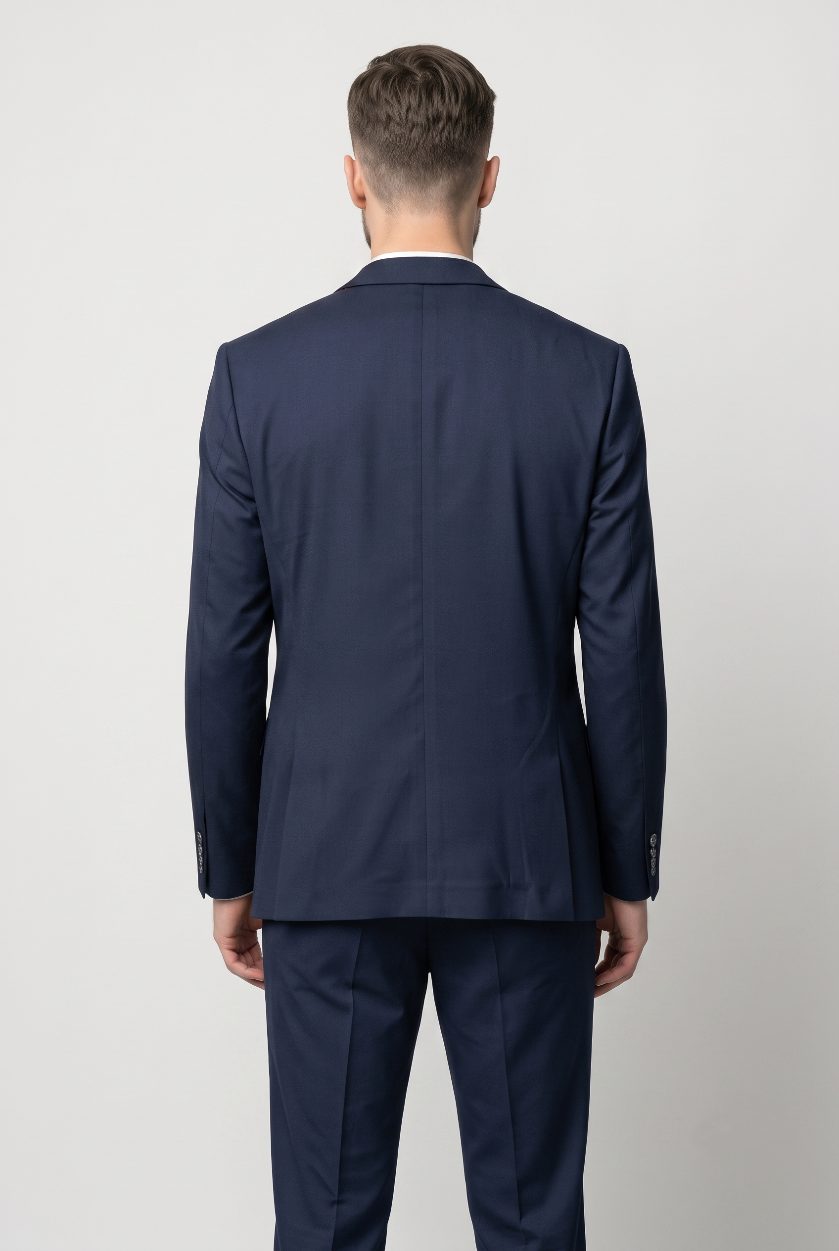 Herren 3-teiliger formeller Anzug - Modell PORTER NAVY BLAU