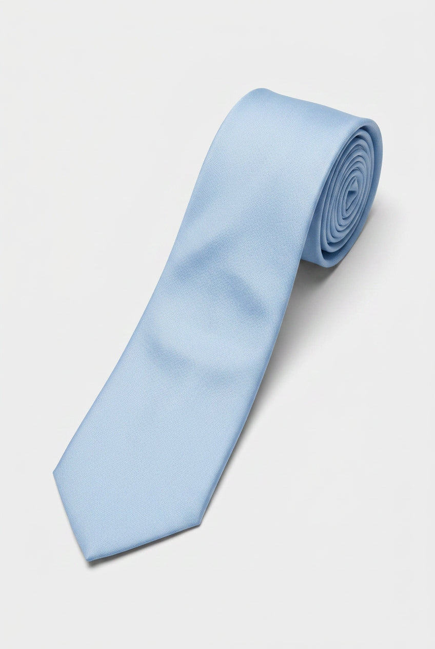 Men’s 3-Piece Long Sleeve Formal Shirt Set - Brunella - Sky Blue tie picture