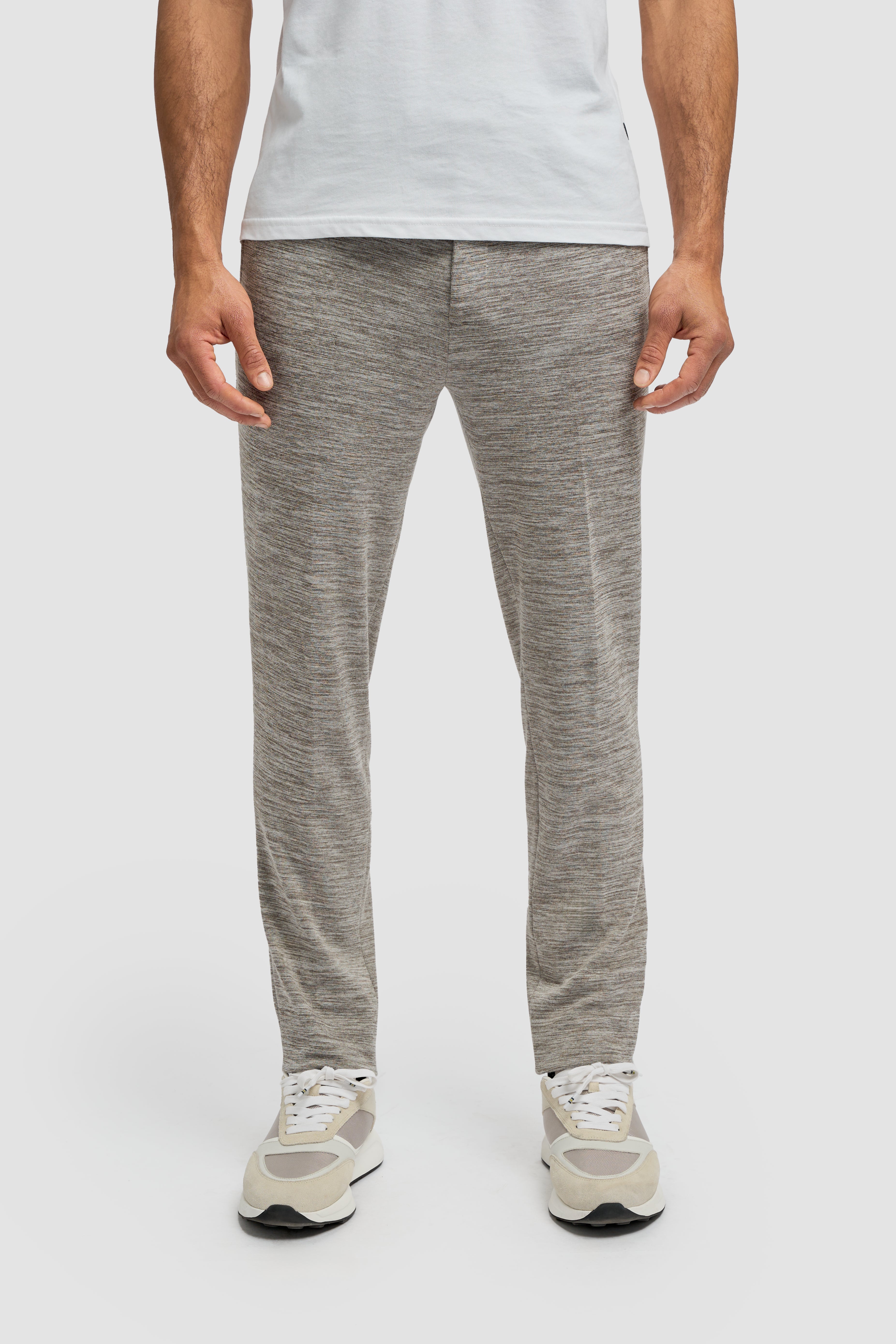 Herren Freizeithose aus Baumwollmischung - c- Taupe Grey