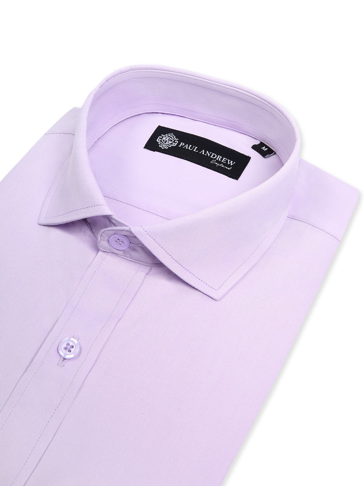 Men's Double Cuff Tailored Fit Formal Shirt - Lilac
