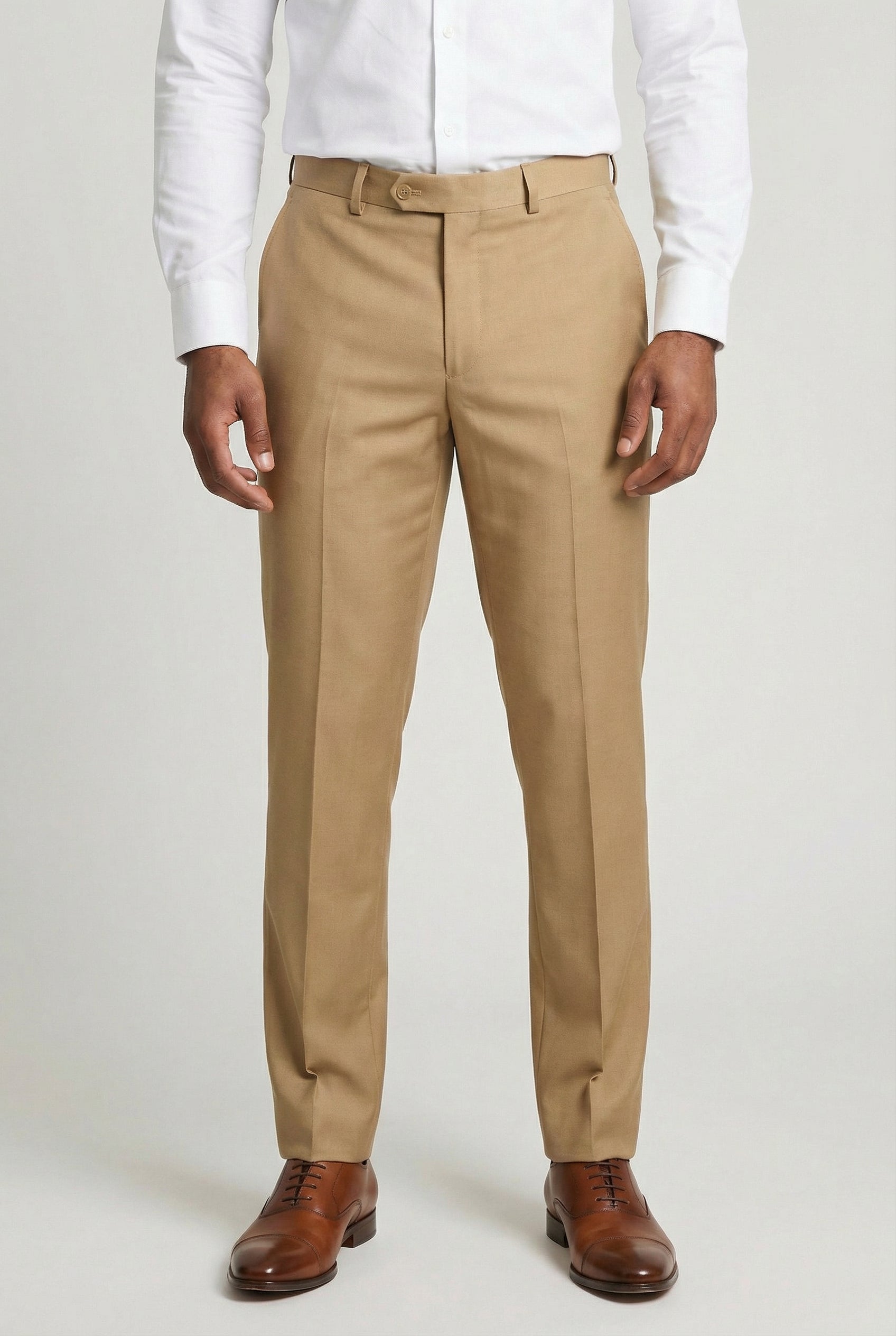 Men’s Formal Dress Trousers - Jason - Mustard Front Picture
