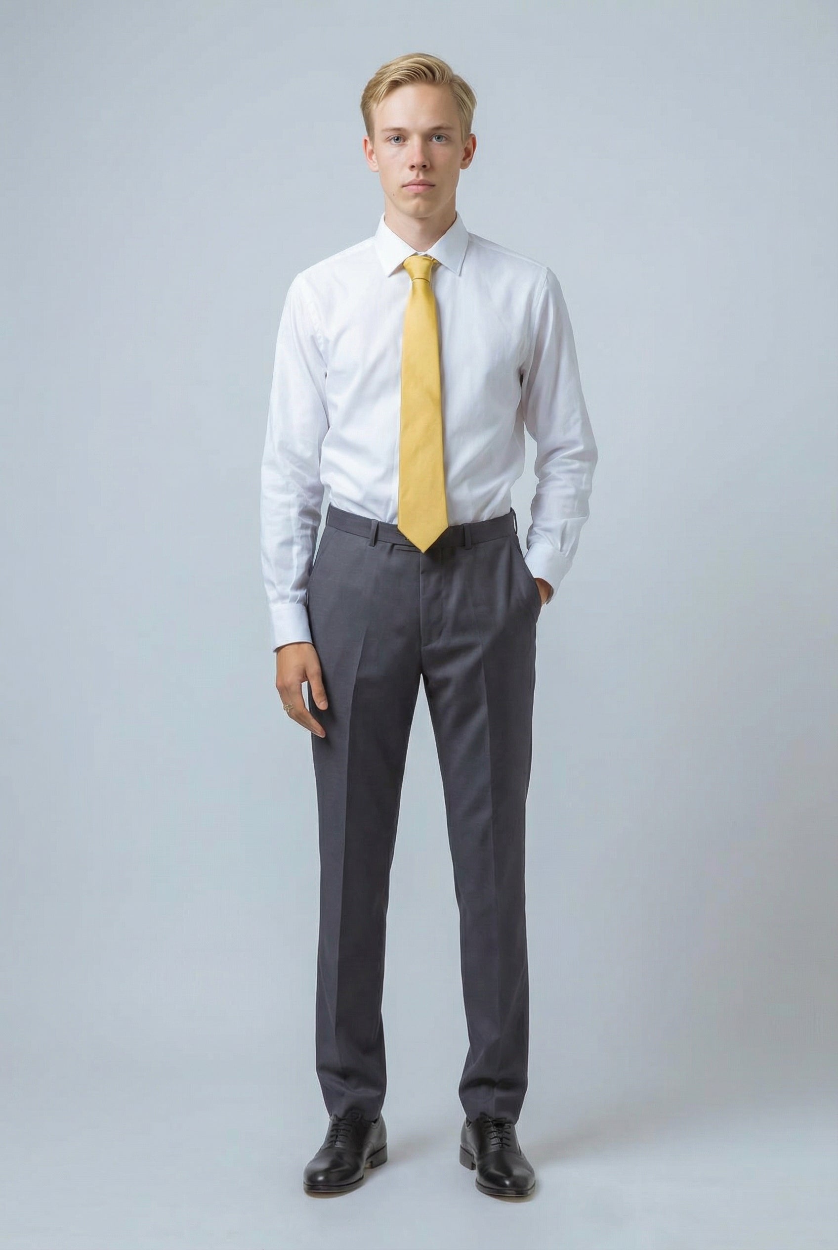 Men's Formal Trousers - DYLAN - Grey