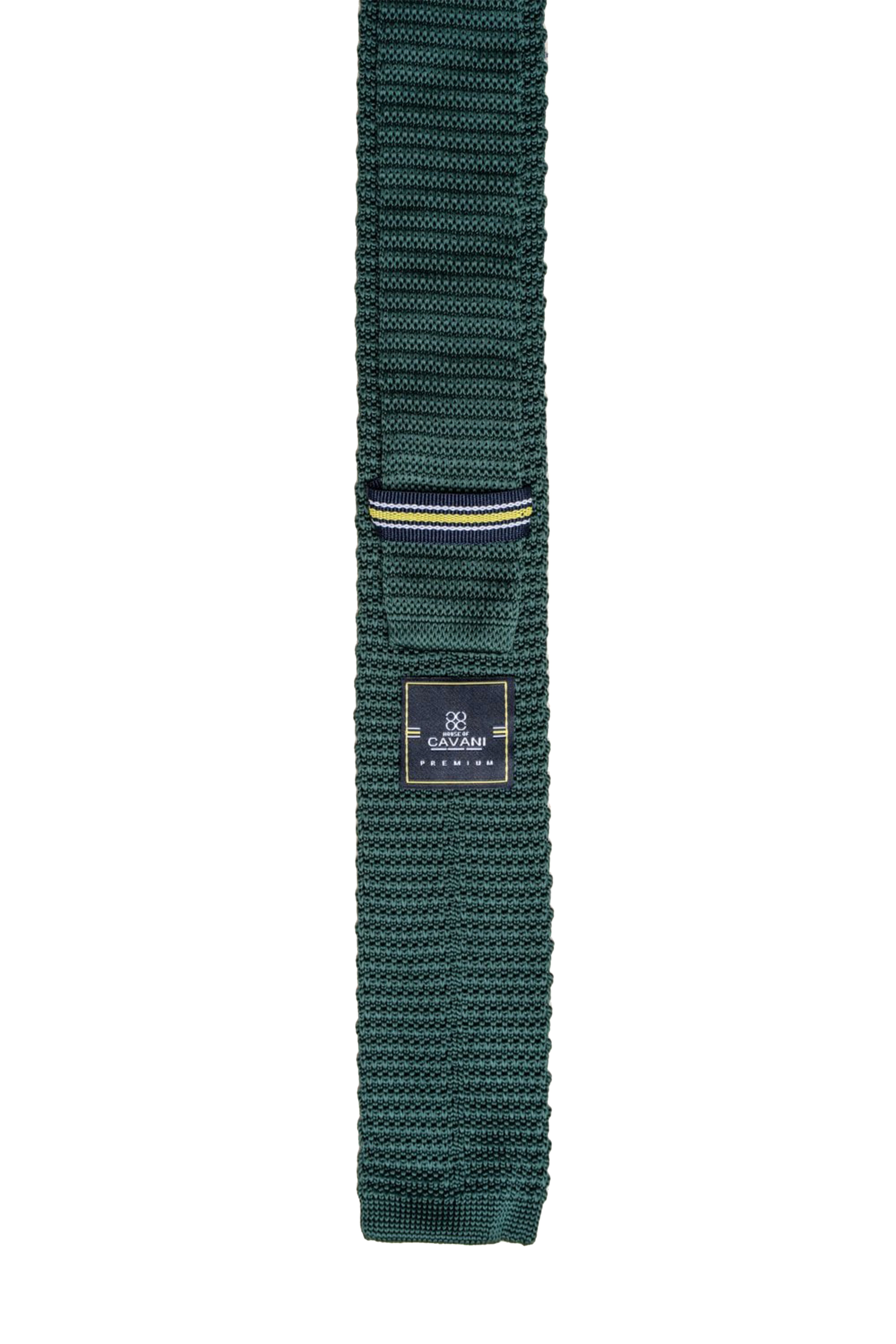 Cravate tricotée homme – Vert olive