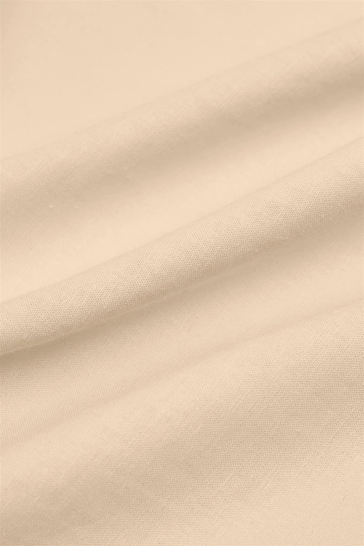 Men’s Linen Blend Slim Fit Button Up Shirt - Matera - Taupe Fabric Picture