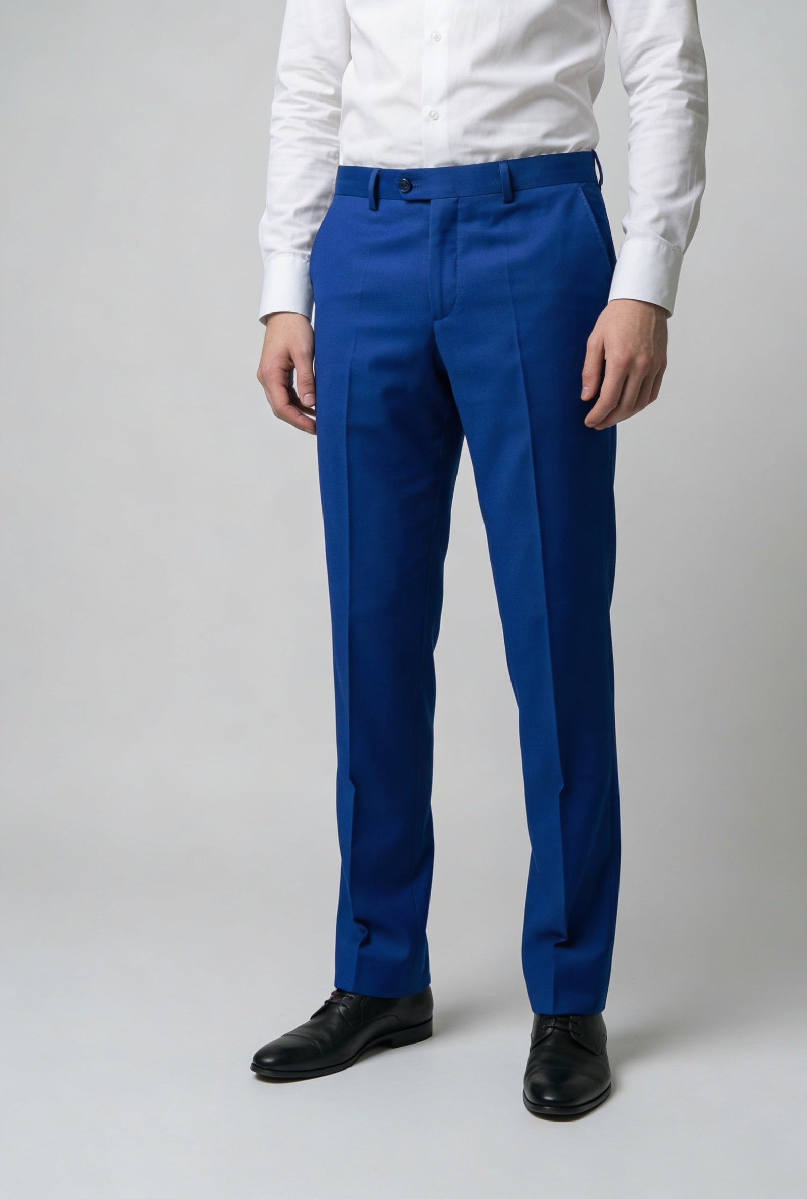 Pantalon de costume formel pour homme Bleu Royal