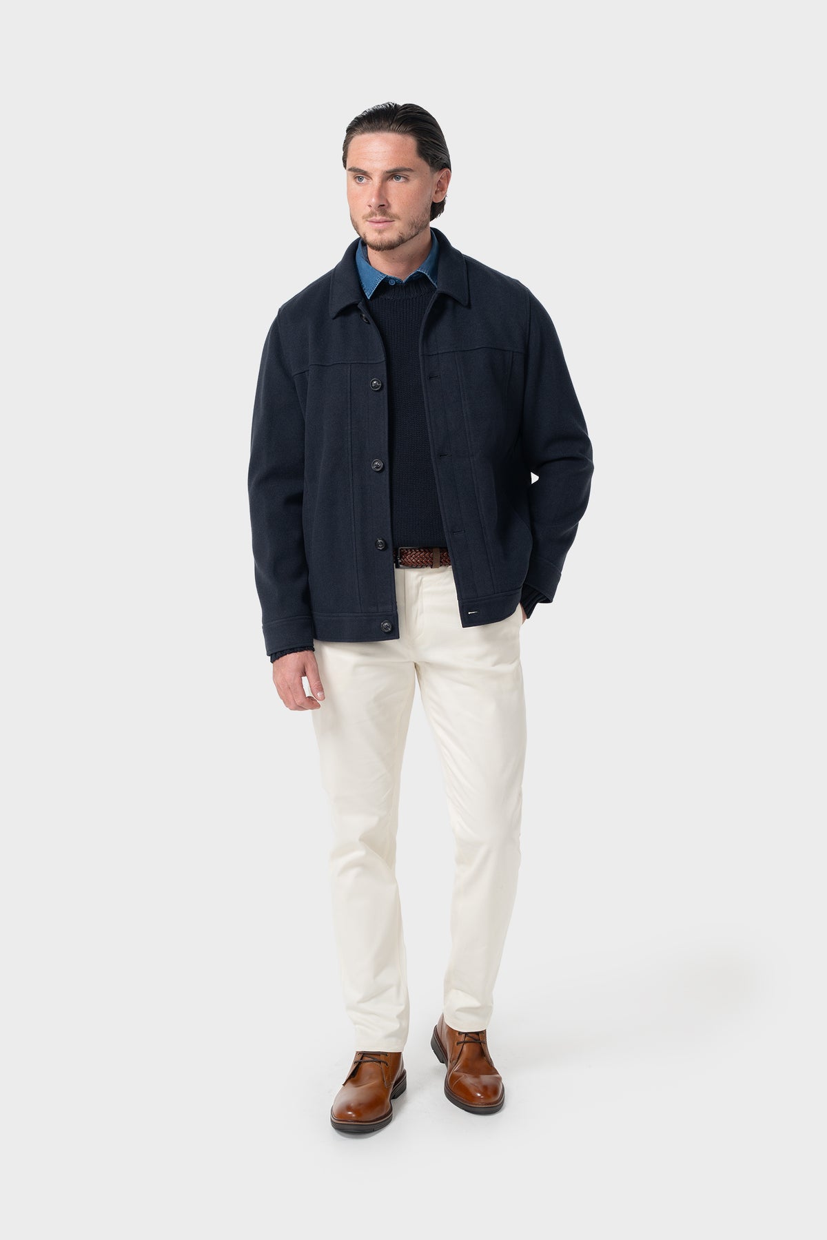Men’s Short Jacket - Cavani Steed Navy
model front picture