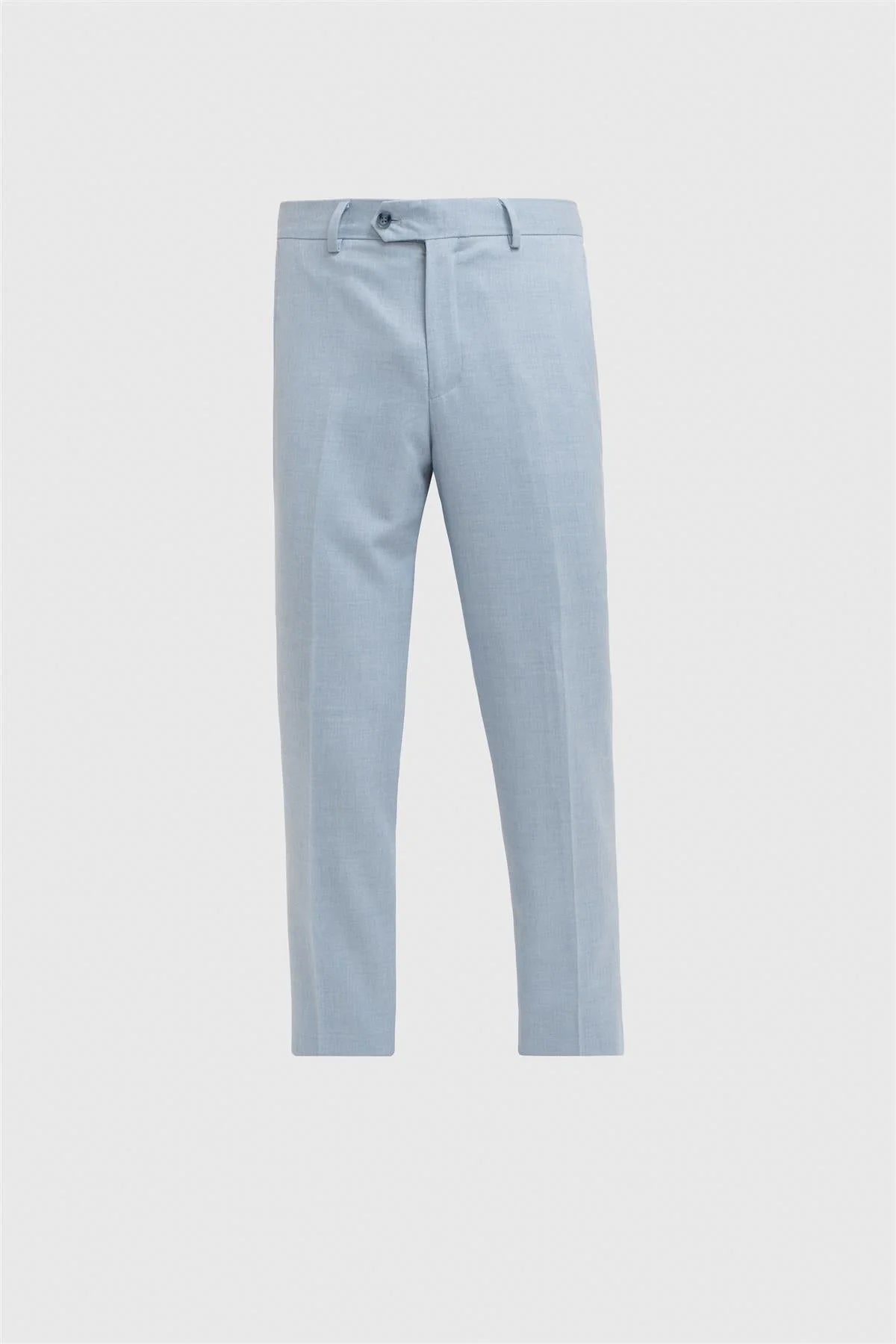 Herren Slim Fit formelle Anzughose - Malibu - Himmelblau