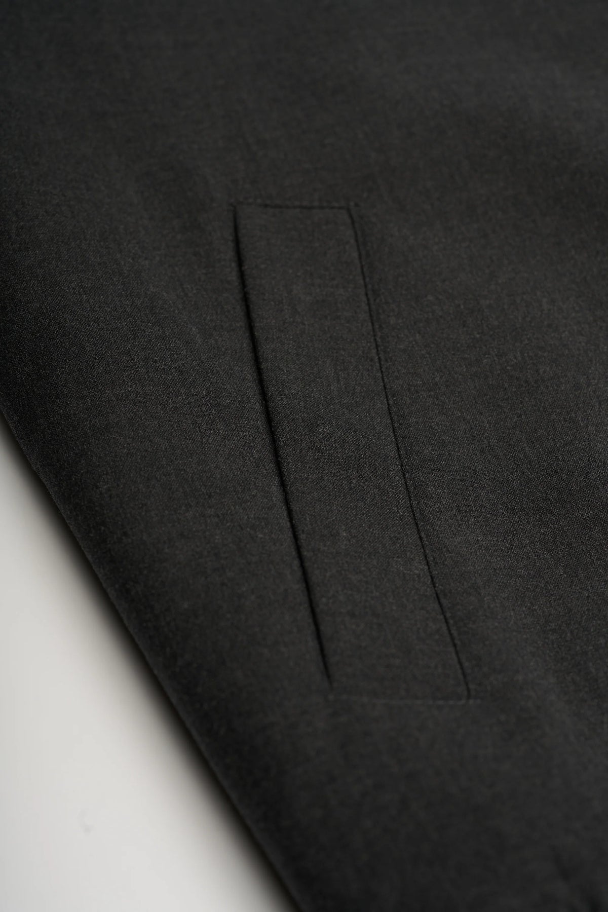 Men’s Smart Bomber Jacket - Cavani Statton Charcoal jacket pocket picture