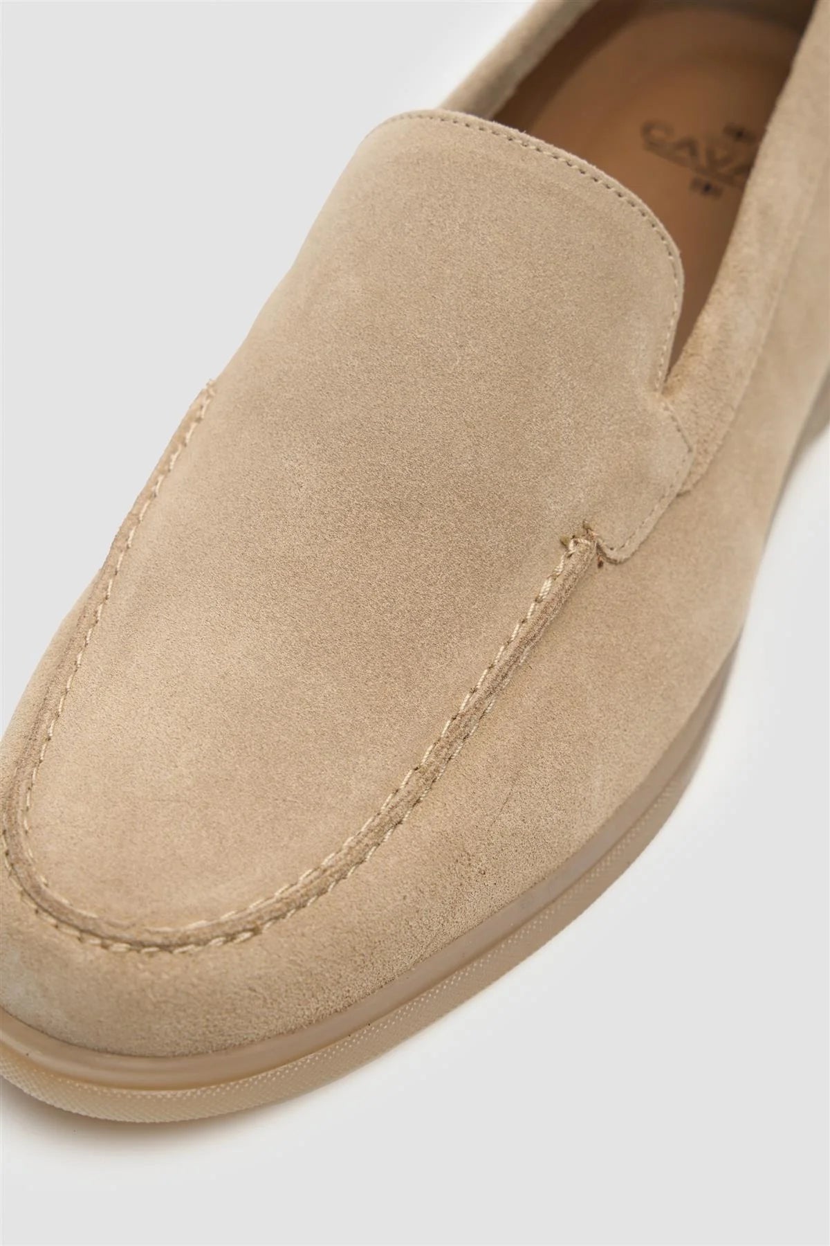 Mocassins en daim pour hommes – Breezy – Beige Sable
