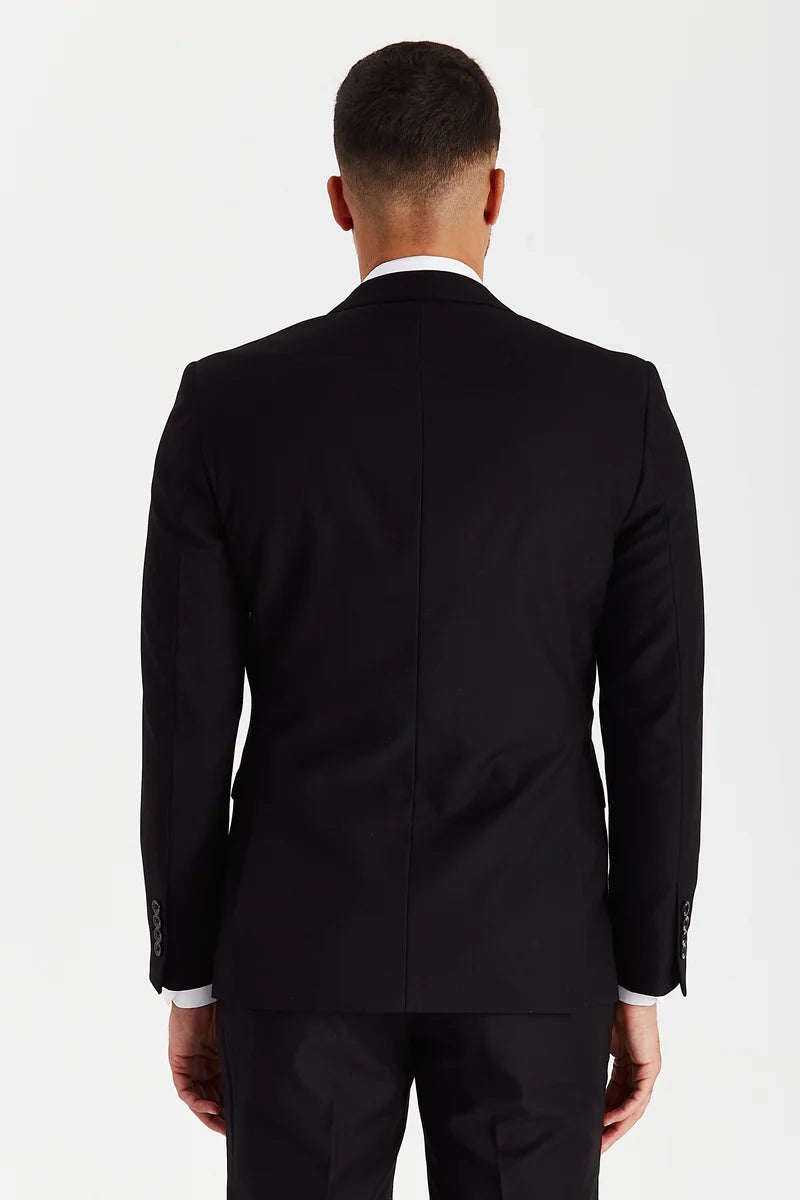 Blazer formel ajusté pour homme - Noir