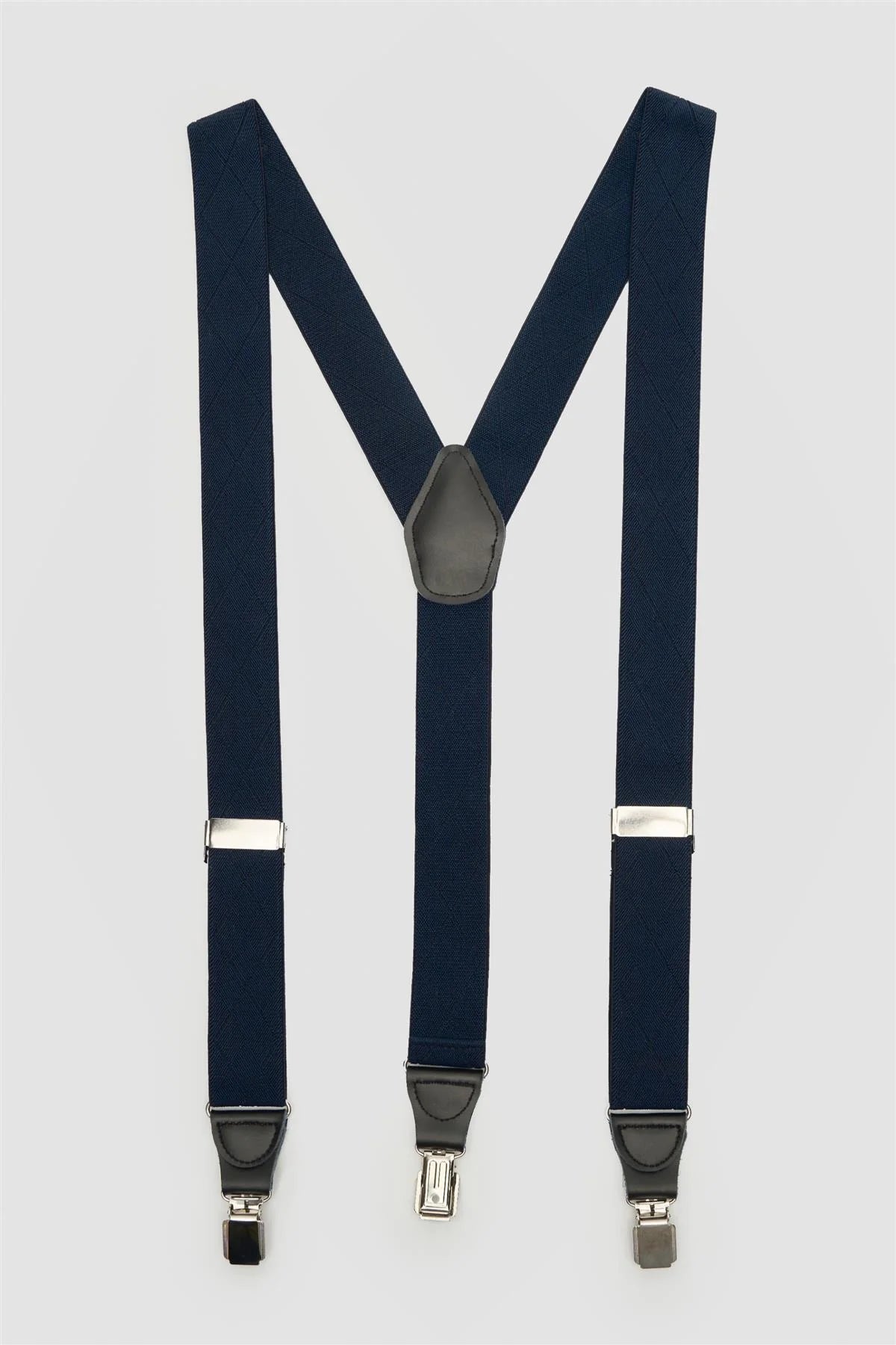 Men’s Textured Braces with Adjustable Straps