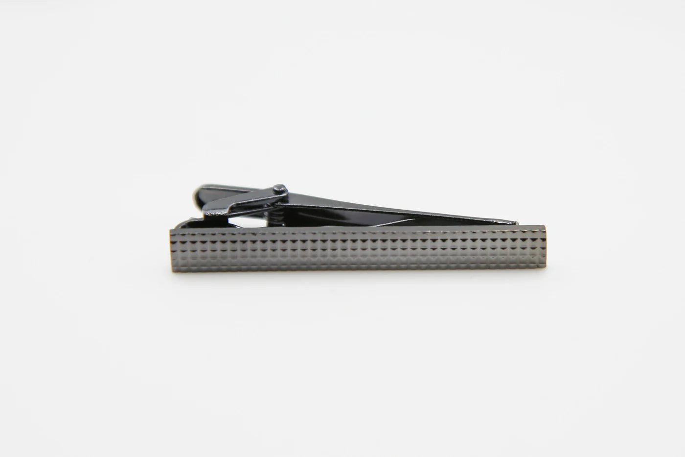Men's Textured Tie & Cufflinks Set - Silver