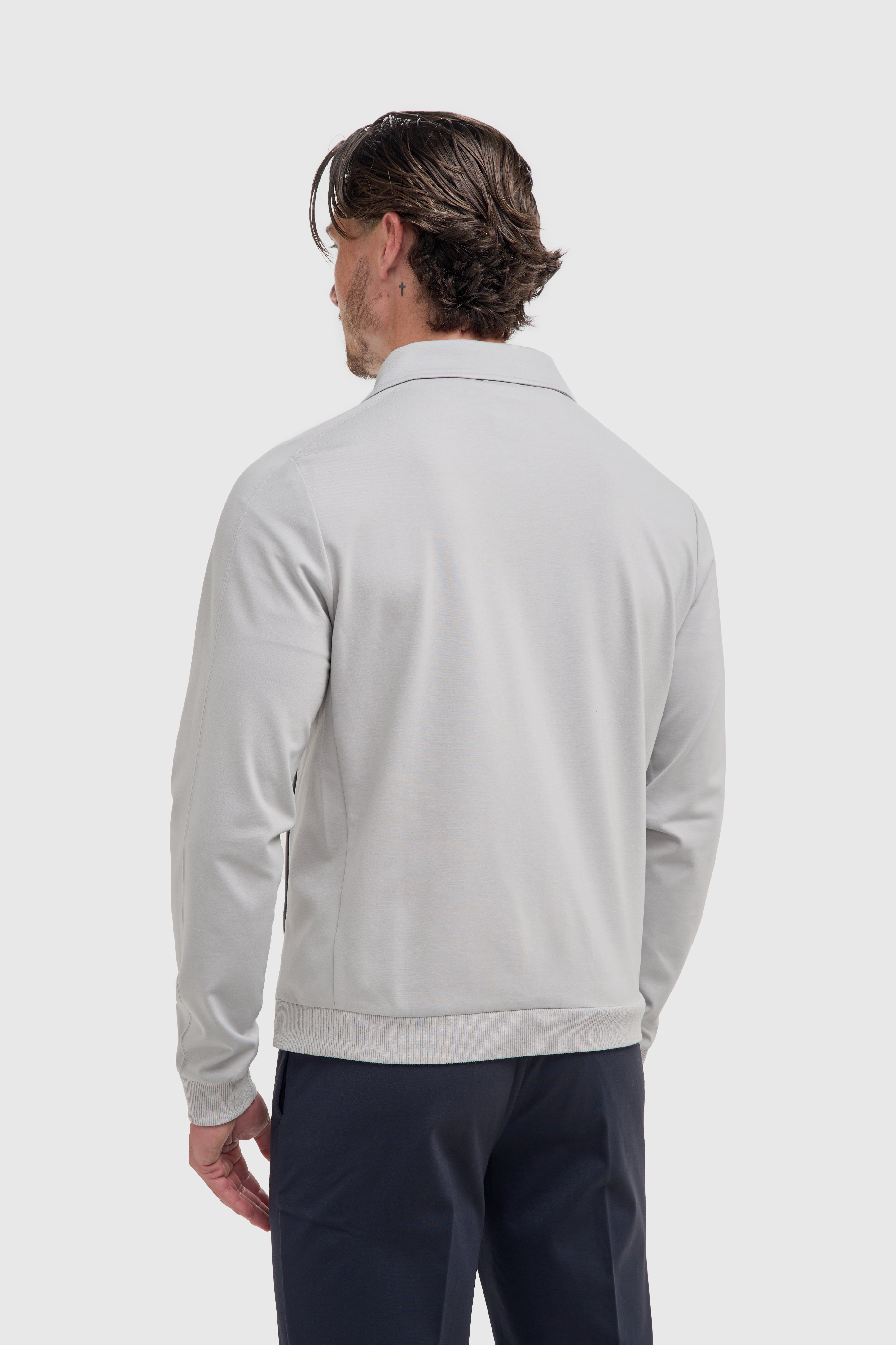 Men’s 2-Piece Casual Zip Up Tracksuit - Coney - Slate Back Picture