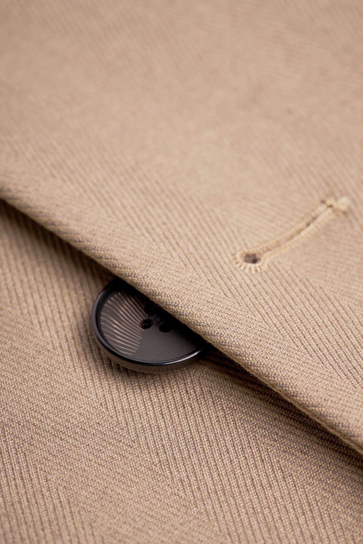 Men’s Herringbone Overcoat - Cavani Manari Stone Picture