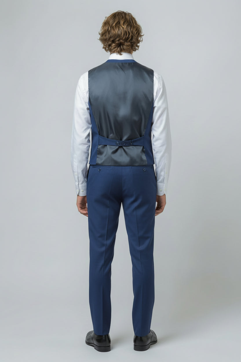 Traje azul marino ajustado para hombre - ISAAC - Azul marino