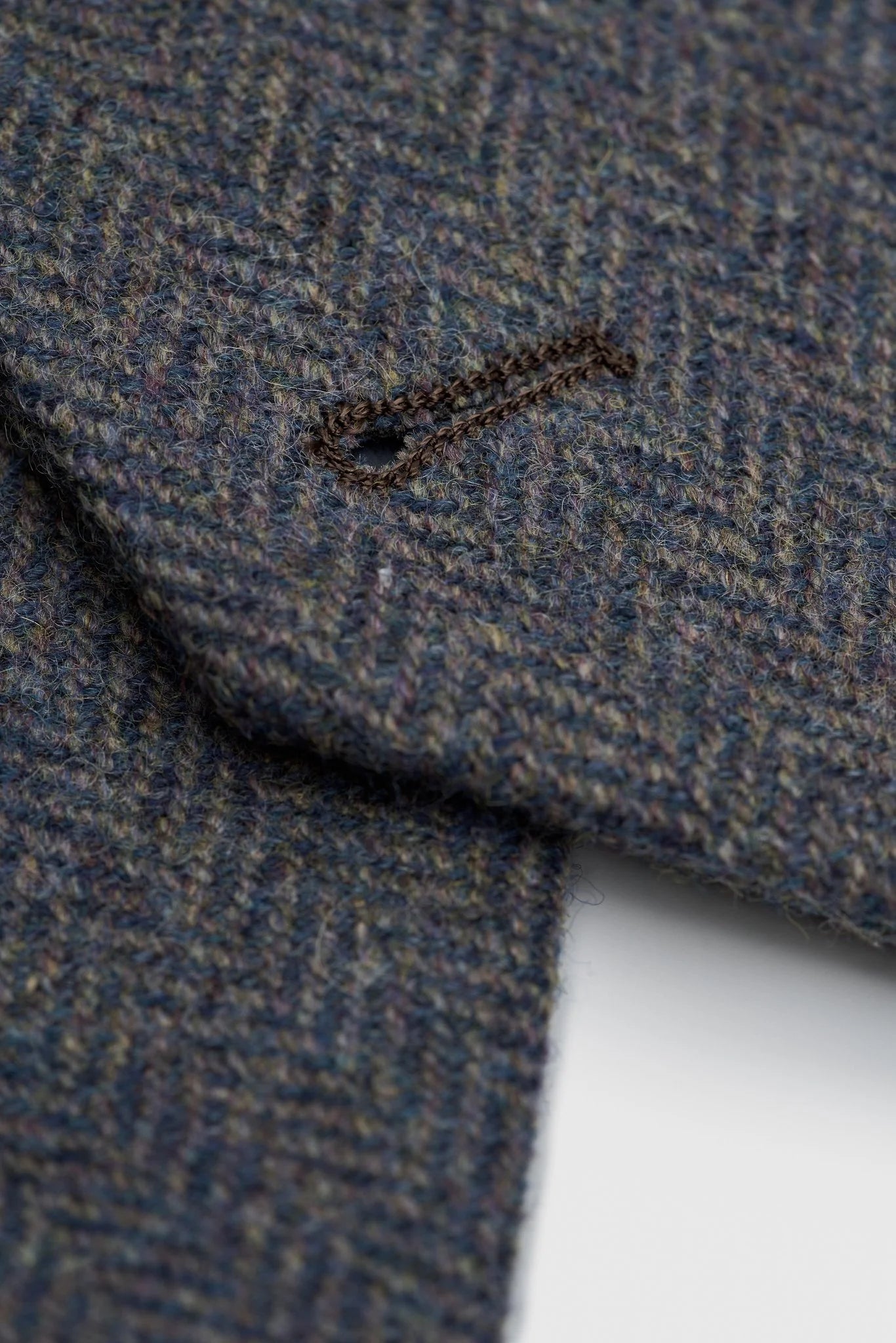 Men’s Wool Herringbone Tweed Waistcoat - Thomas - Savoy Grey