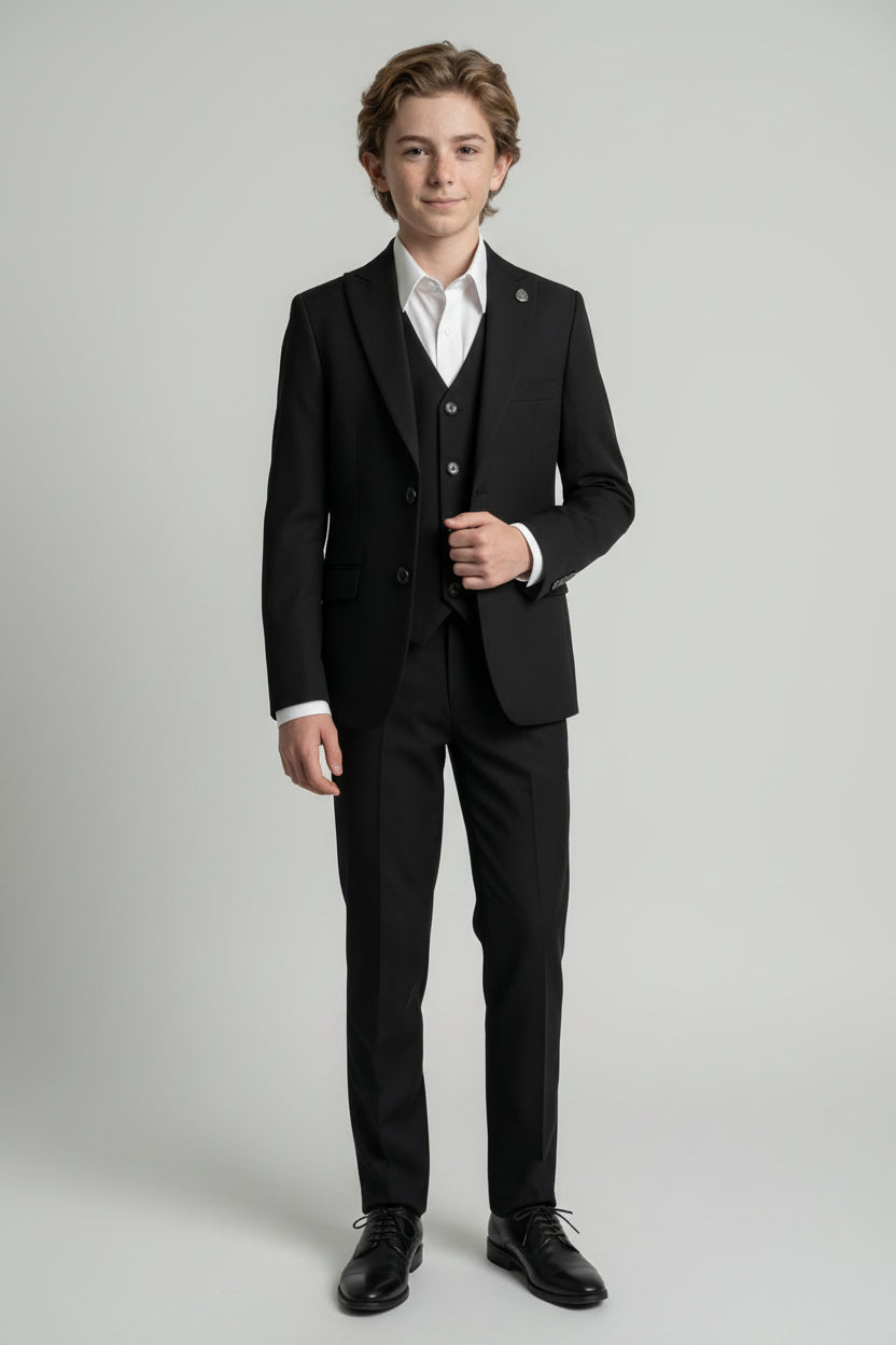 Boys Slim Fit Suit - JACK Black