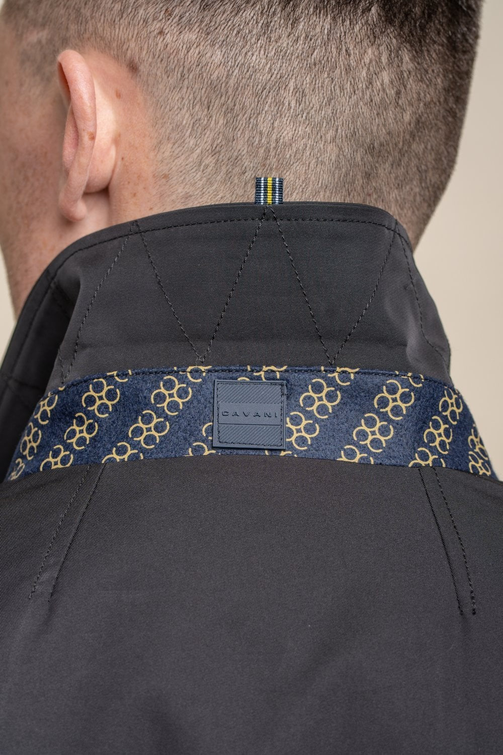 Manteau décontracté léger mi-long pour hommes - BARRACUDA - Noir