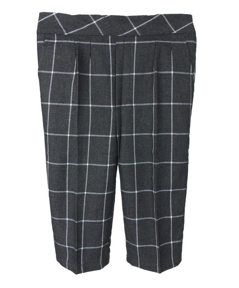 Ensemble Costume à Carreaux Vintage pour Garçons - Gris Charbon