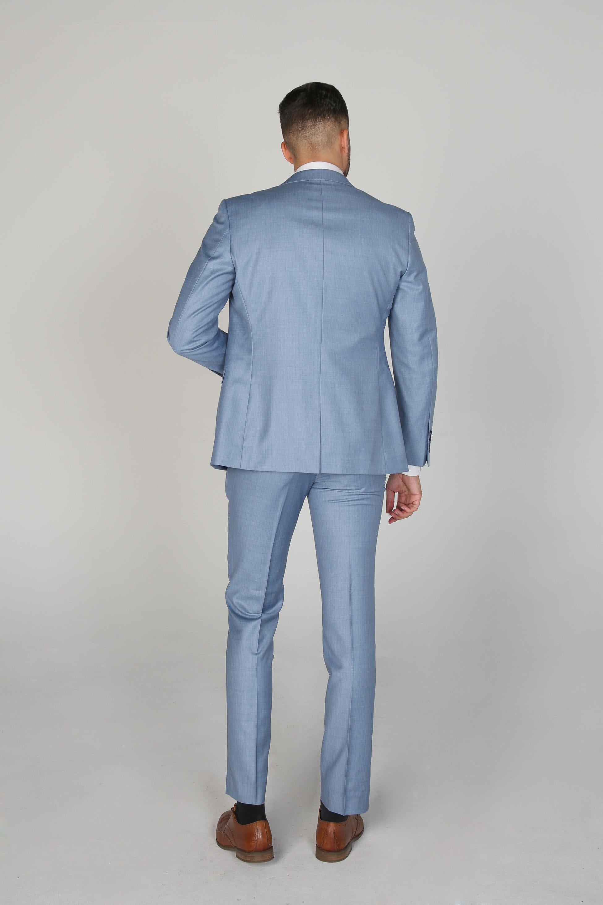 Herren Maßgeschneiderte Formelle Anzugjacke - CHARLES - Blau