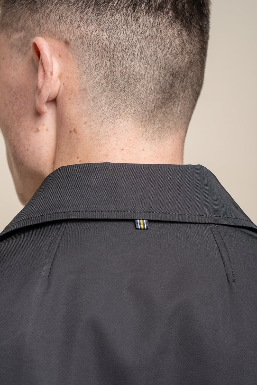 Manteau décontracté léger mi-long pour hommes - BARRACUDA - Noir