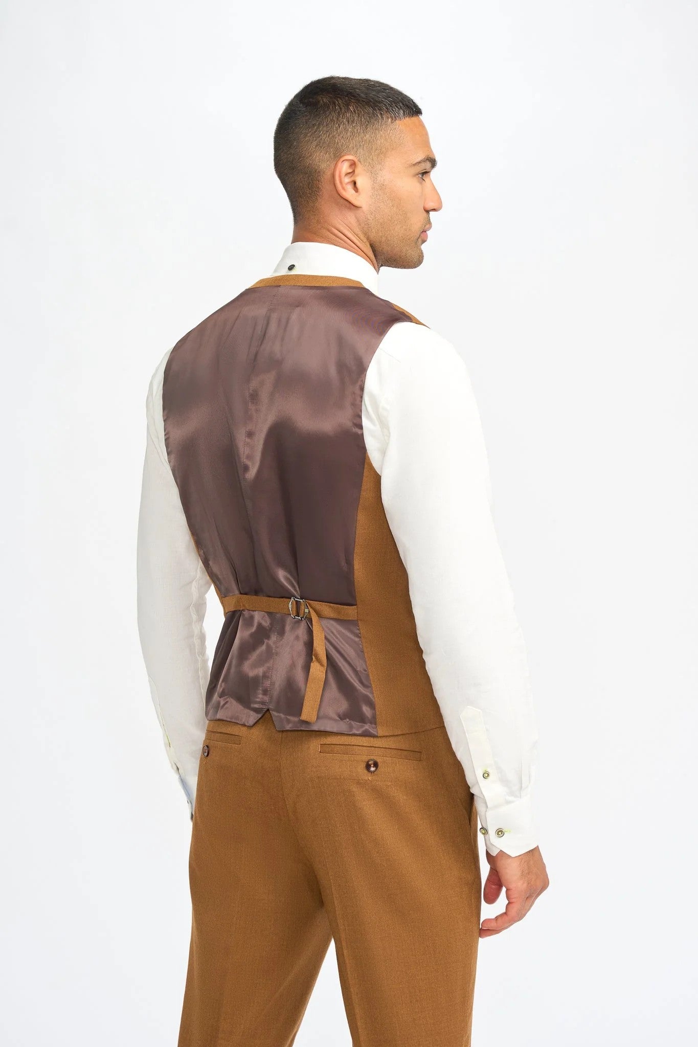 Herren Woll Slim Fit Formelle Weste - James - Sierra