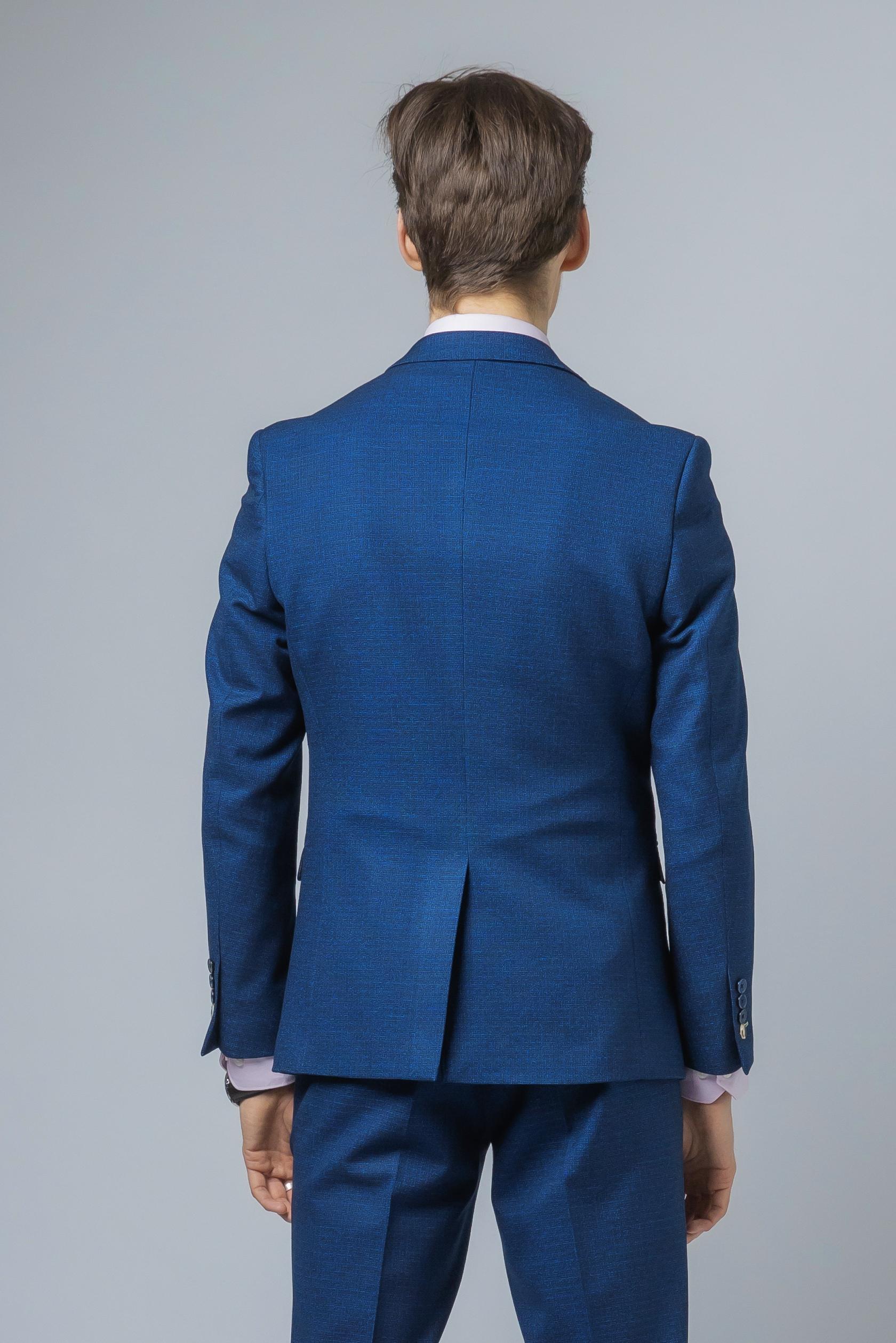 Herren Slim Fit Blaue Anzugjacke - MATEO - Indigoblau