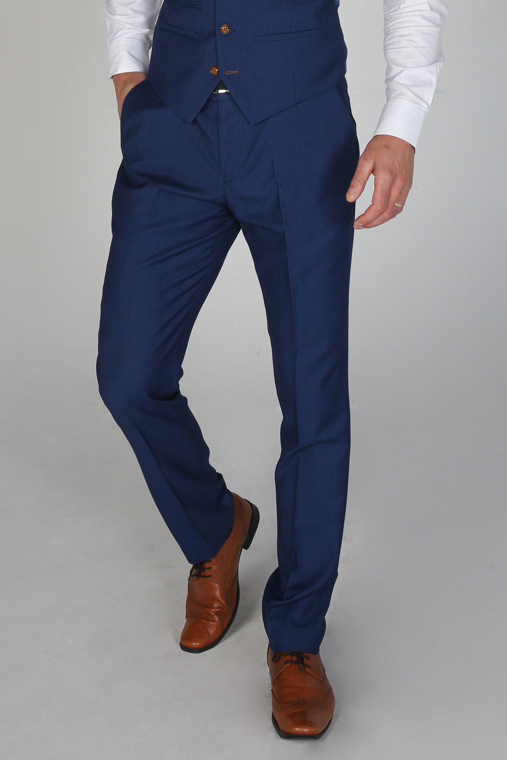 Herren Maßgeschneiderte Hose - MAYFAIR - Blau