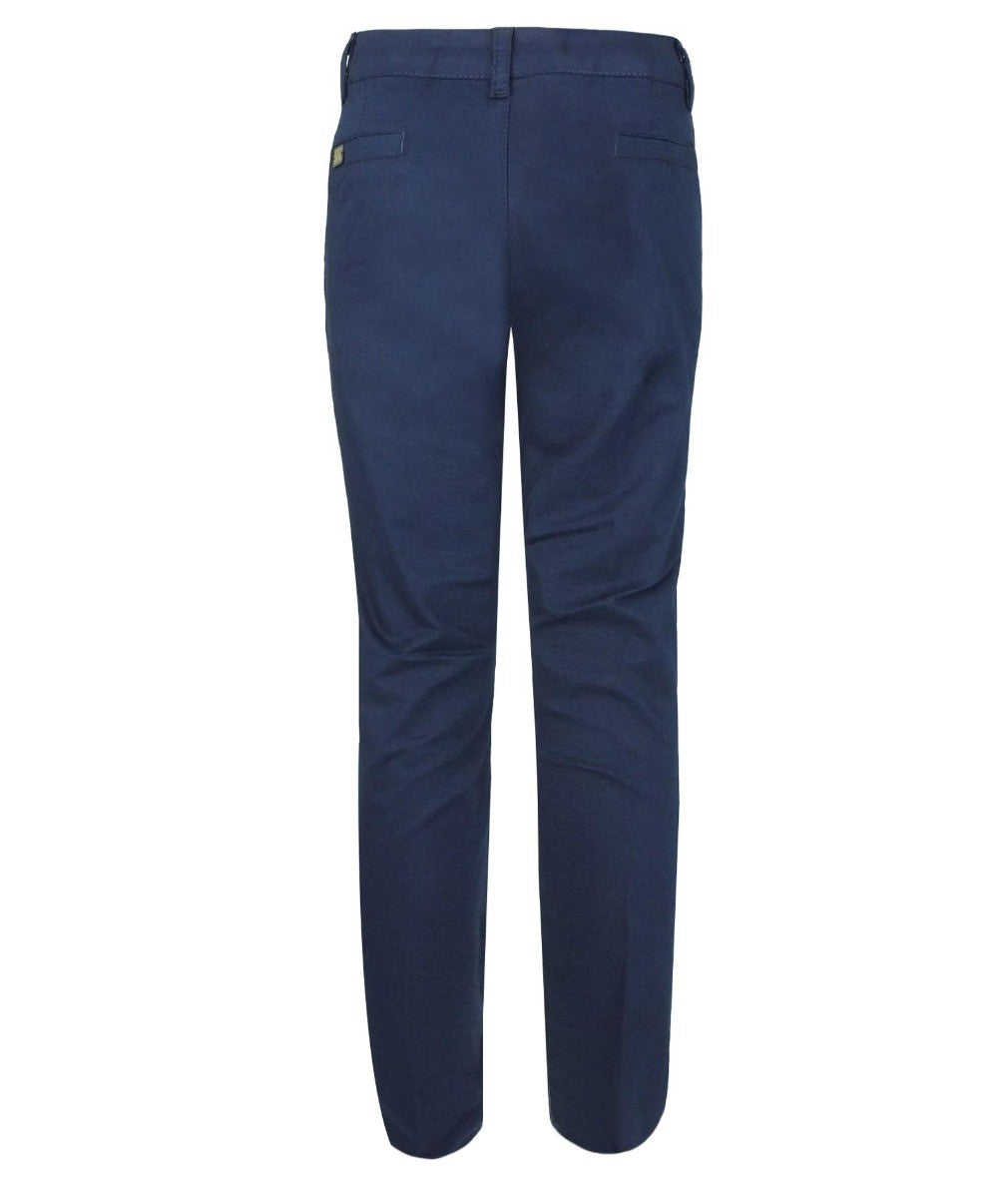 Jungen Fischgrät Windowpane Wollanzug - Braun - Marineblau