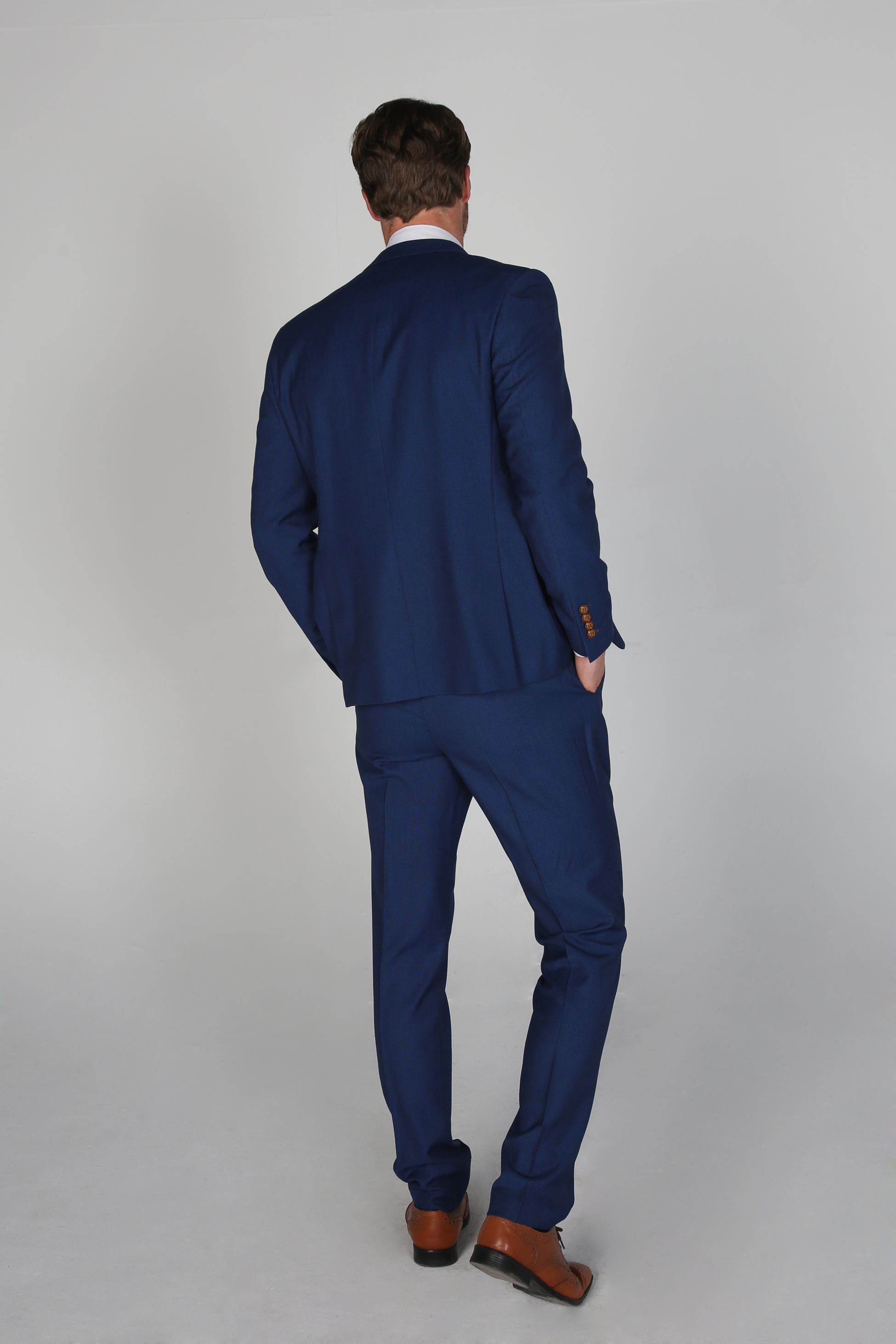 Herren Maßgeschneiderte Anzugjacke - MAYFAIR - Blau