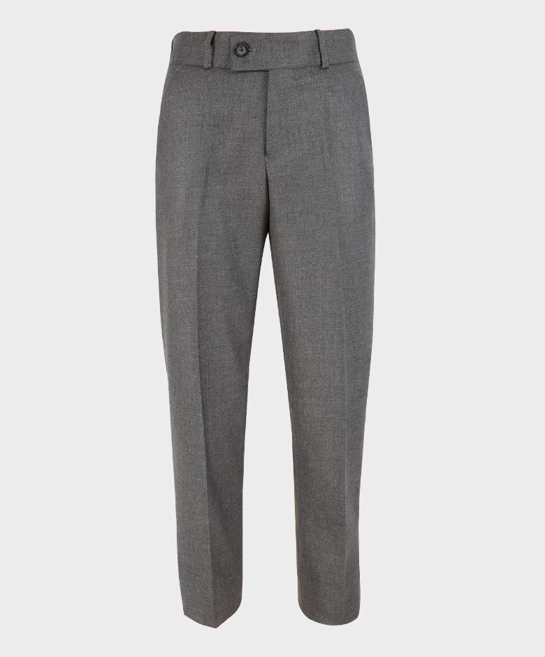 Costume à Carreaux Windowpane Rétro Tailored Fit pour Garçons - Gris - Bordeaux