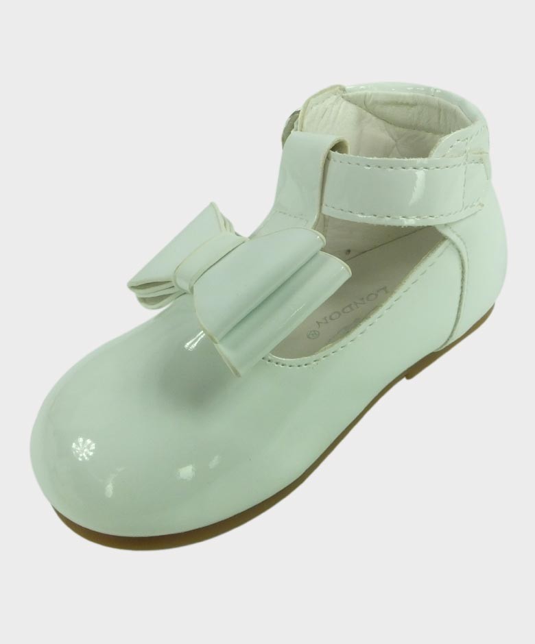 Bottines Vernies pour Filles - Blanc