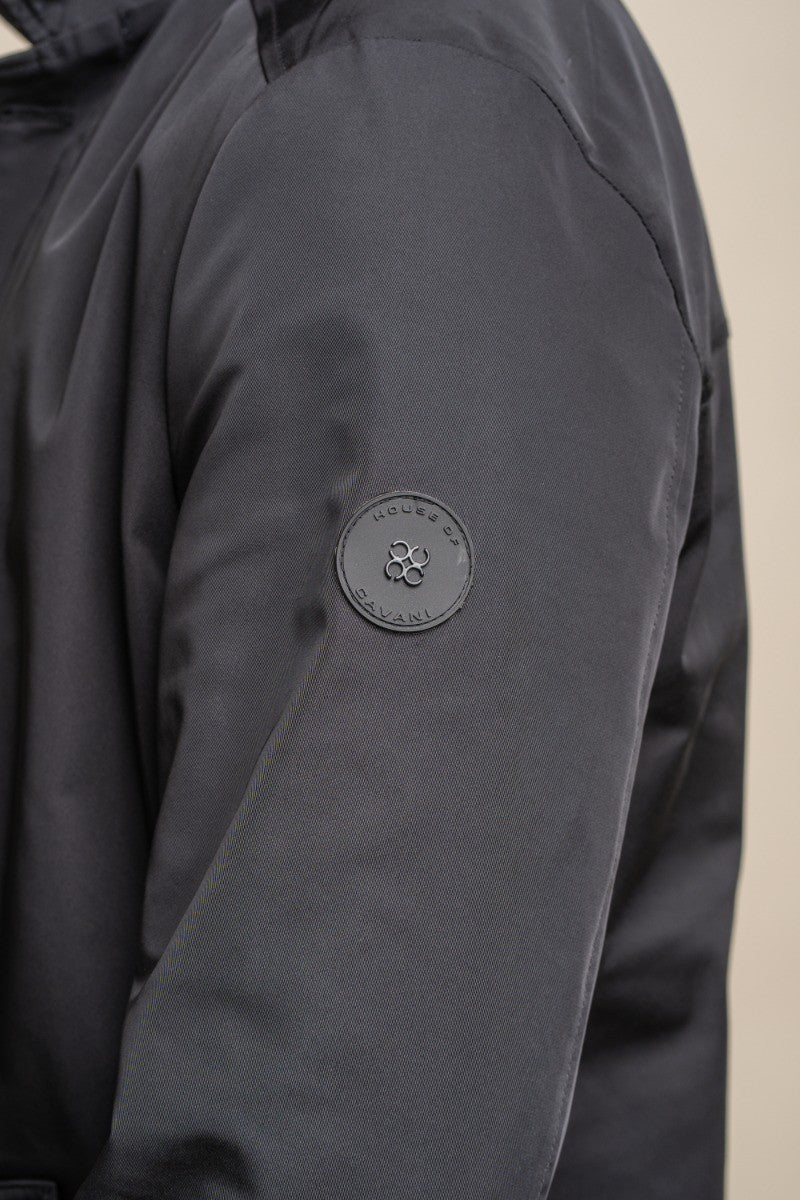 Manteau décontracté léger mi-long pour hommes - BARRACUDA - Noir