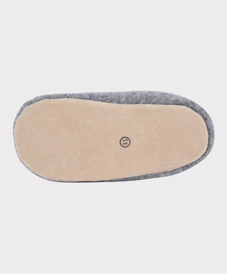 Chaussons en Pluche Douce Garde de la Reine pour Garçons - Gris