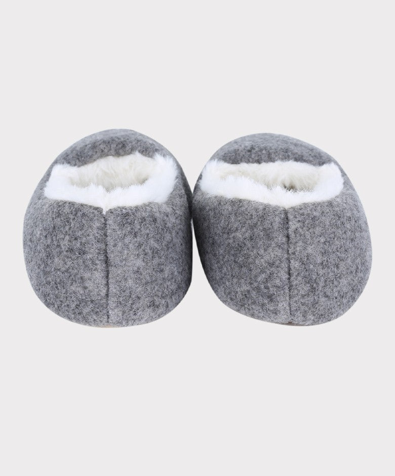 Chaussons en Pluche Douce Garde de la Reine pour Garçons - Gris