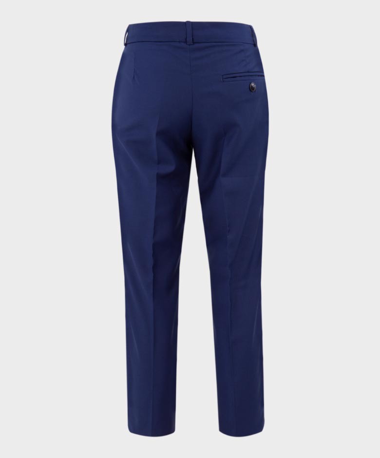 Costume de Smoking Exclusif à Passepoil pour Garçons - Bleu Foncé - Blanc
