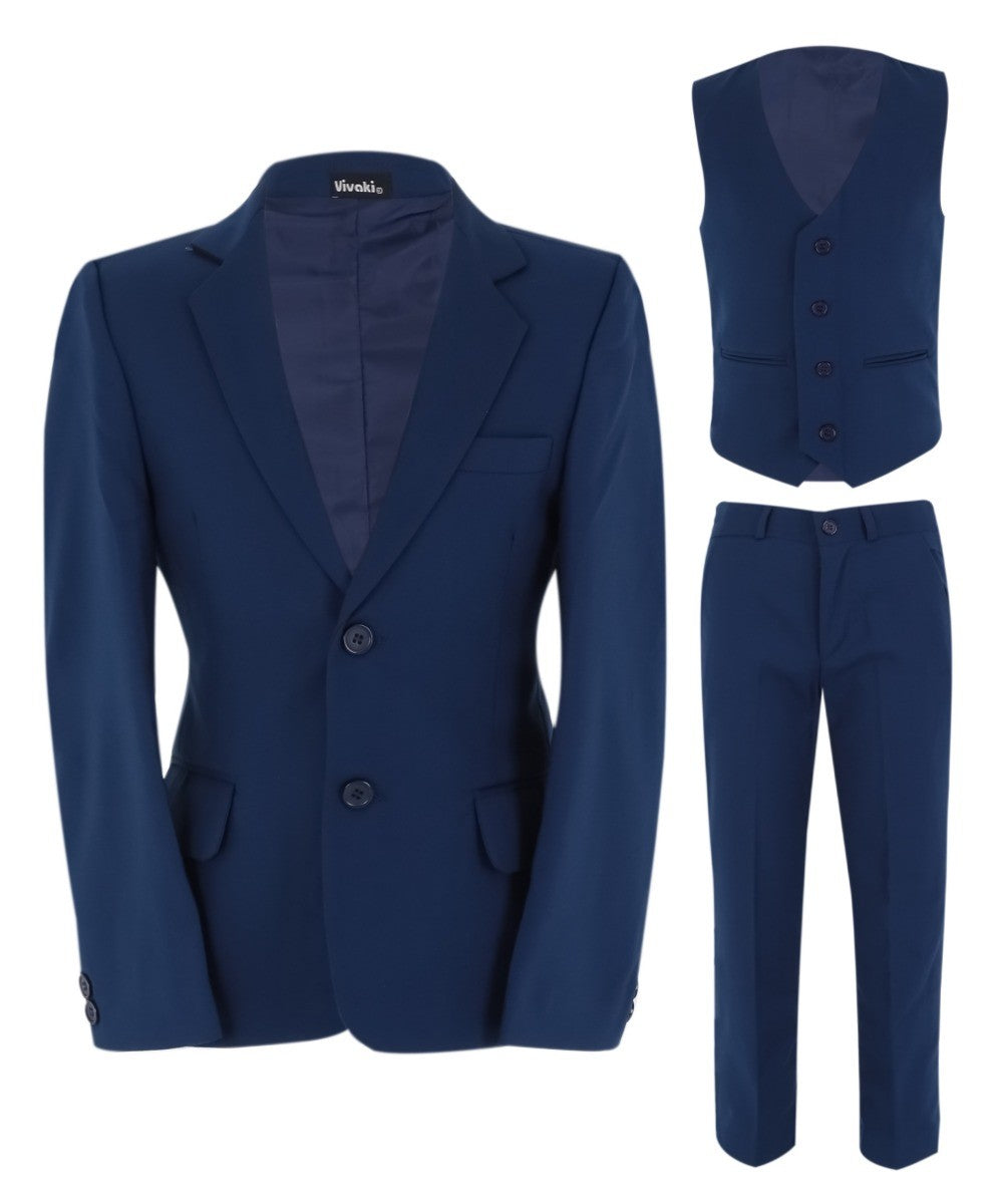 Jungen 6-teiliges All-in-One Formelles Anzug-Set - RUN - Royalblau