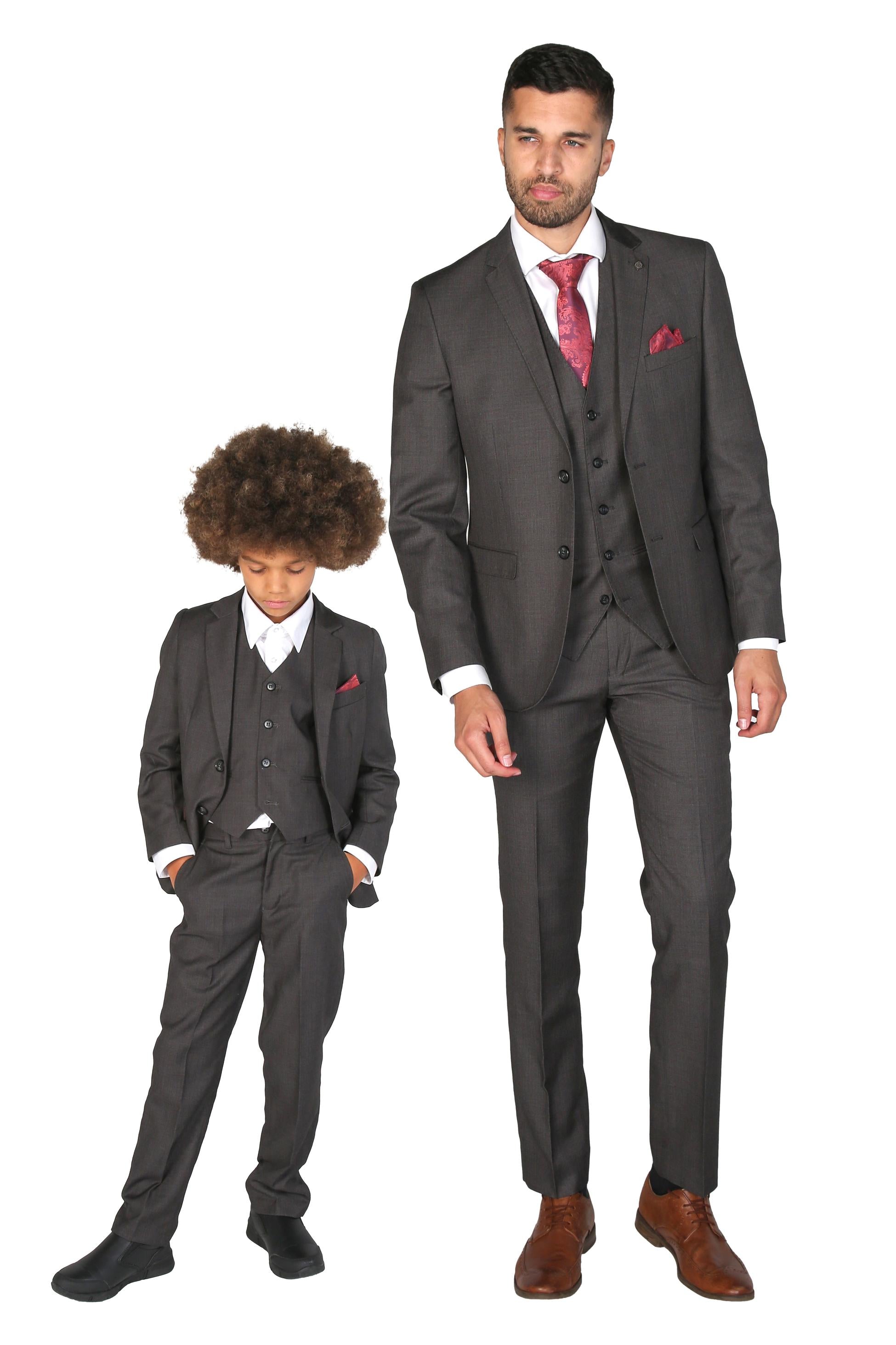 Costume Formel Tailleur pour Homme - CHARLES - Gris Charbon