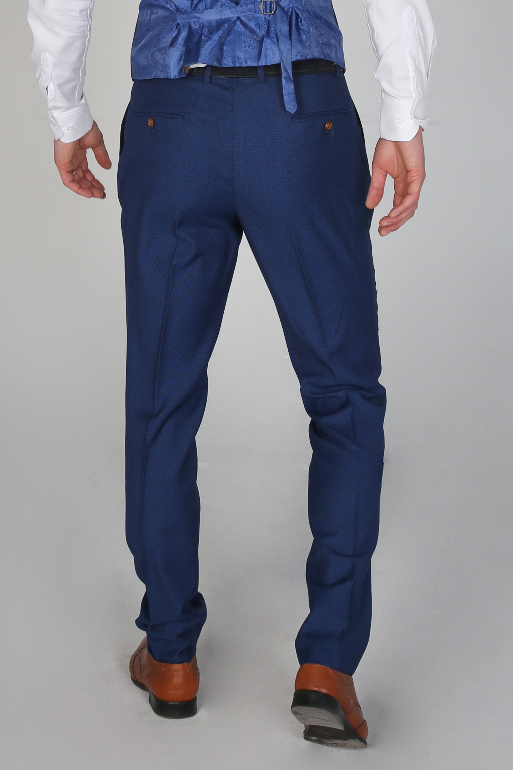 Herren Maßgeschneiderte Hose - MAYFAIR - Blau